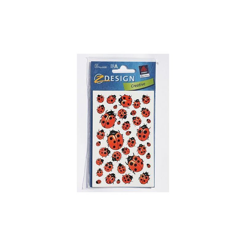 Sticker usage spécial « Coccinelles », papier, multicolore