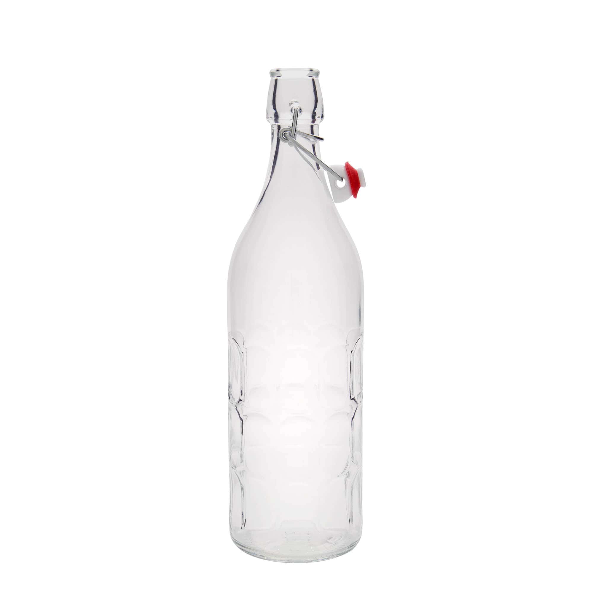 Bouteille en verre 1 000 ml 'Moresca', bouchage: bouchon mécanique