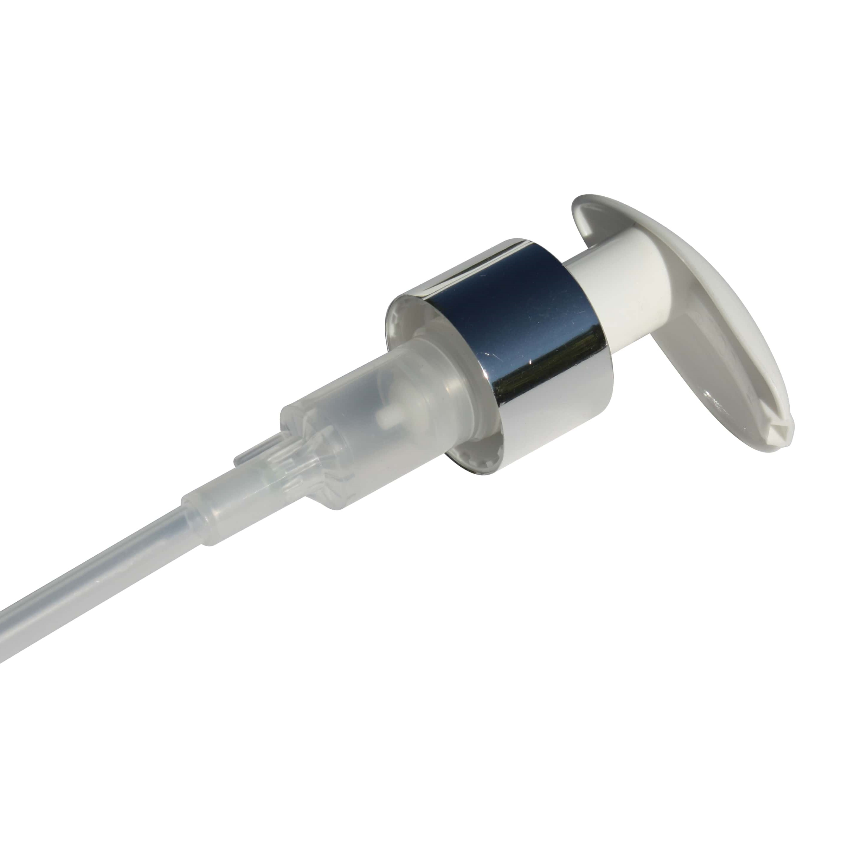 Bougage à vis avec pompe distributrice, plastique PP, blanc, pour bouchage: GPI 24/410