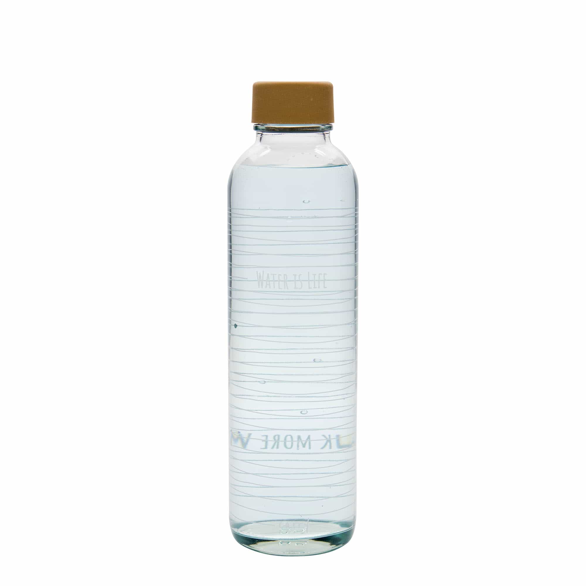 Gourde 700 ml 'CARRY Bottle', motif : Water is Life, bouchage: Bougage à vis