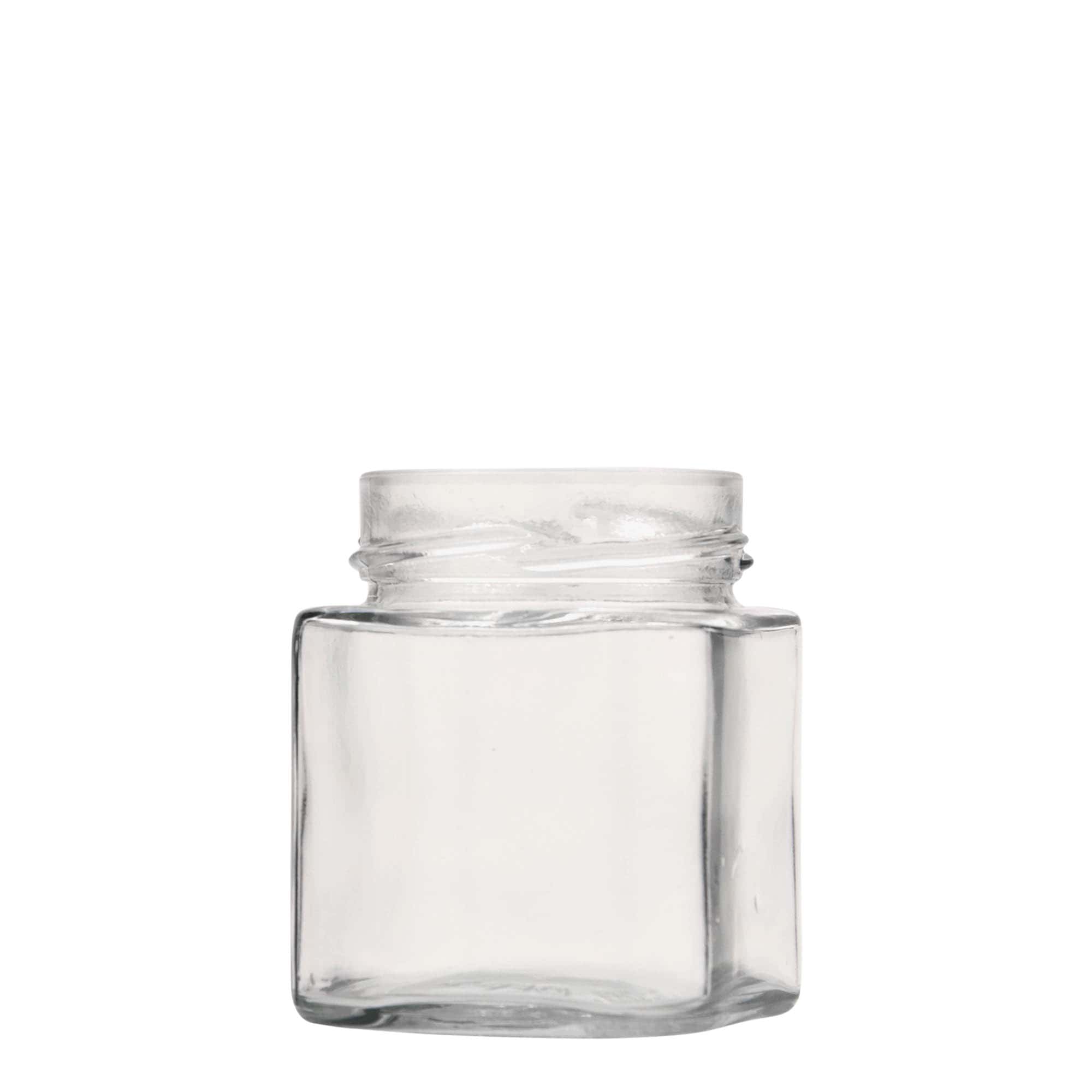 Bocal carré 212 ml « Ikarus », bouchage: Deep-Twist-Off (DTO 63)