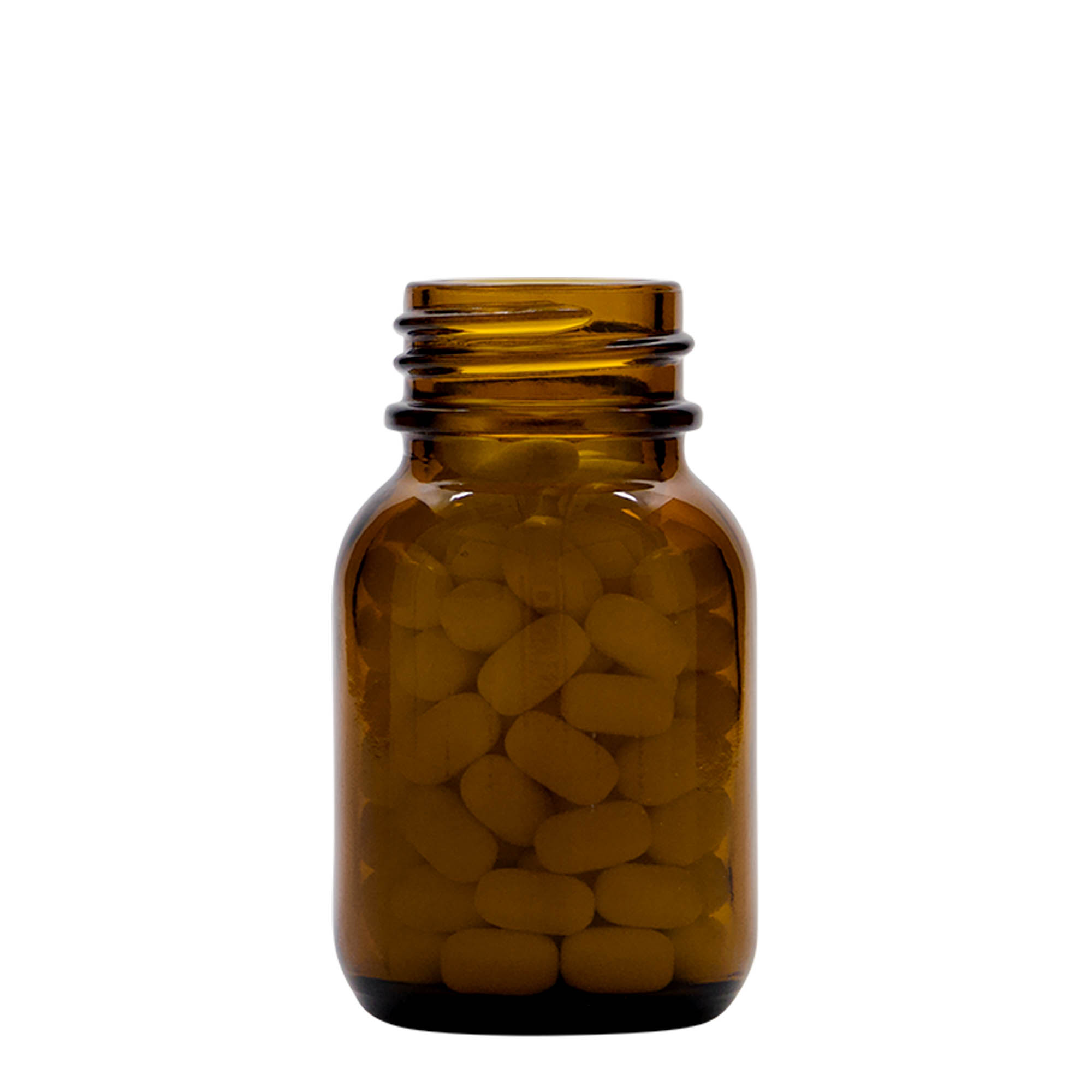 Bocal à col large 50 ml, brun, bouchage: DIN 32 Bocal à col large 50 ml, brun, bouchage: DIN 32