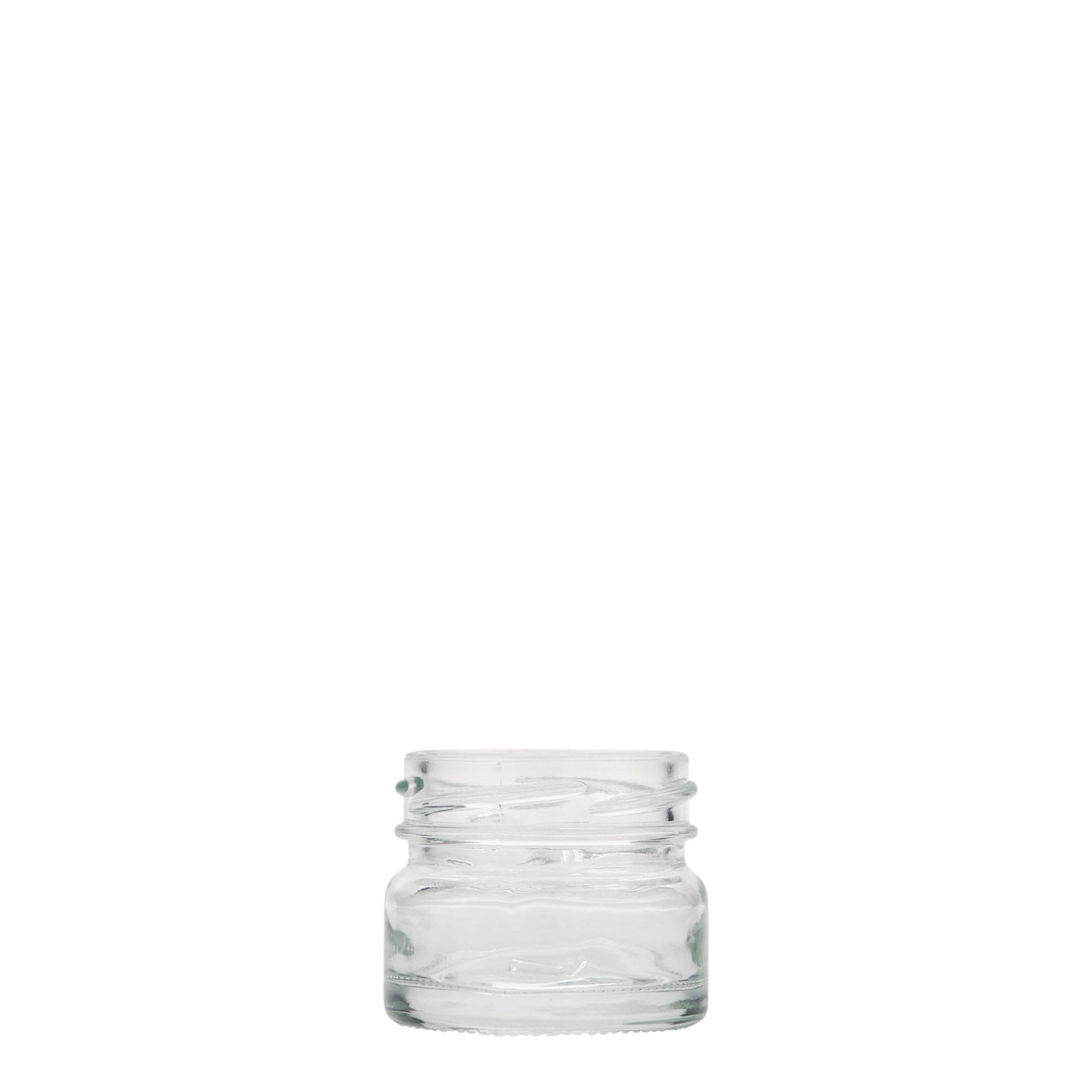 Bocal cylindrique plat 30 ml, bouchage: Twist-Off (TO 43) Bocal cylindrique plat 30 ml, bouchage: Twist-Off (TO 43)