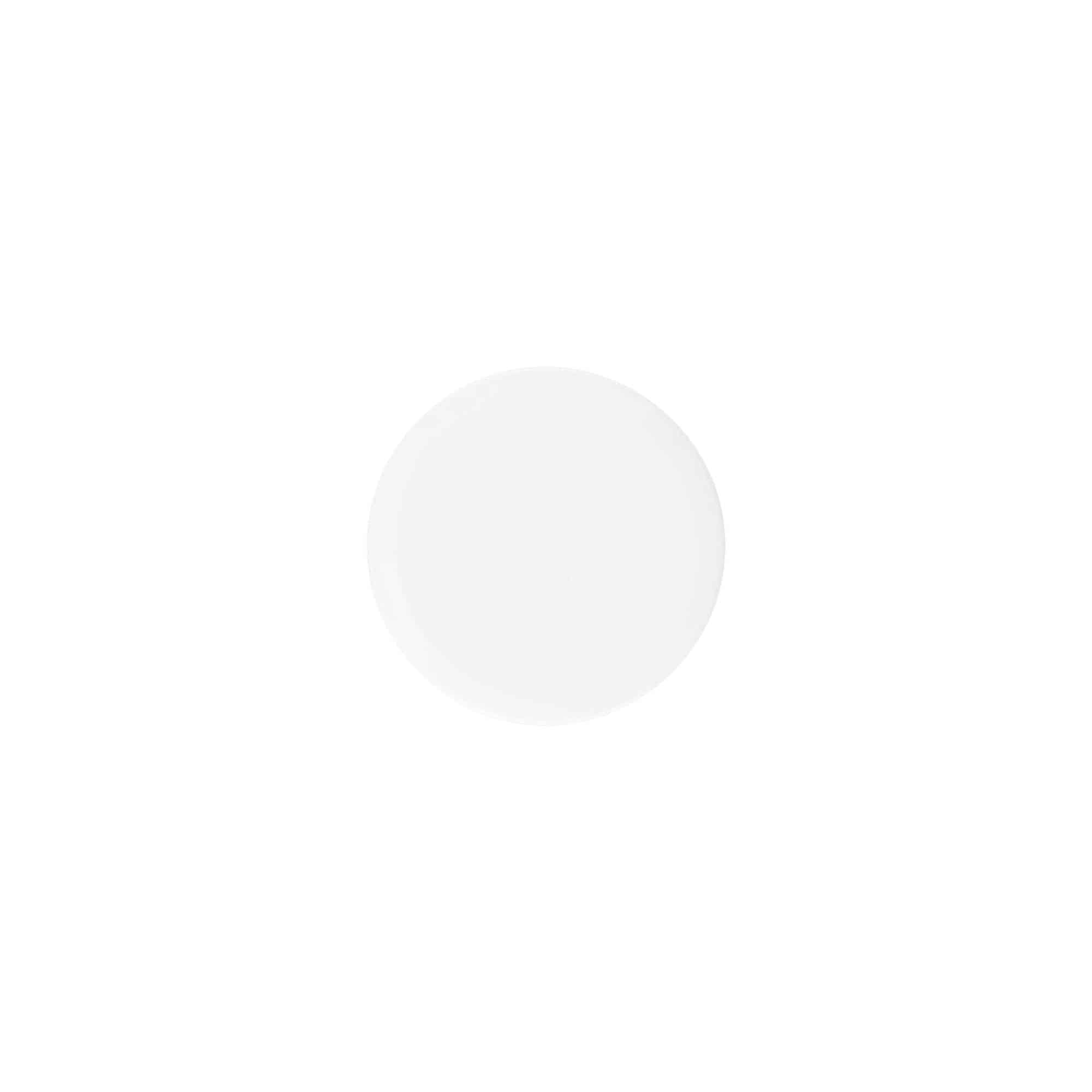 Schroefsluiting 'White Line', 6 ml, PP-kunststof, wit