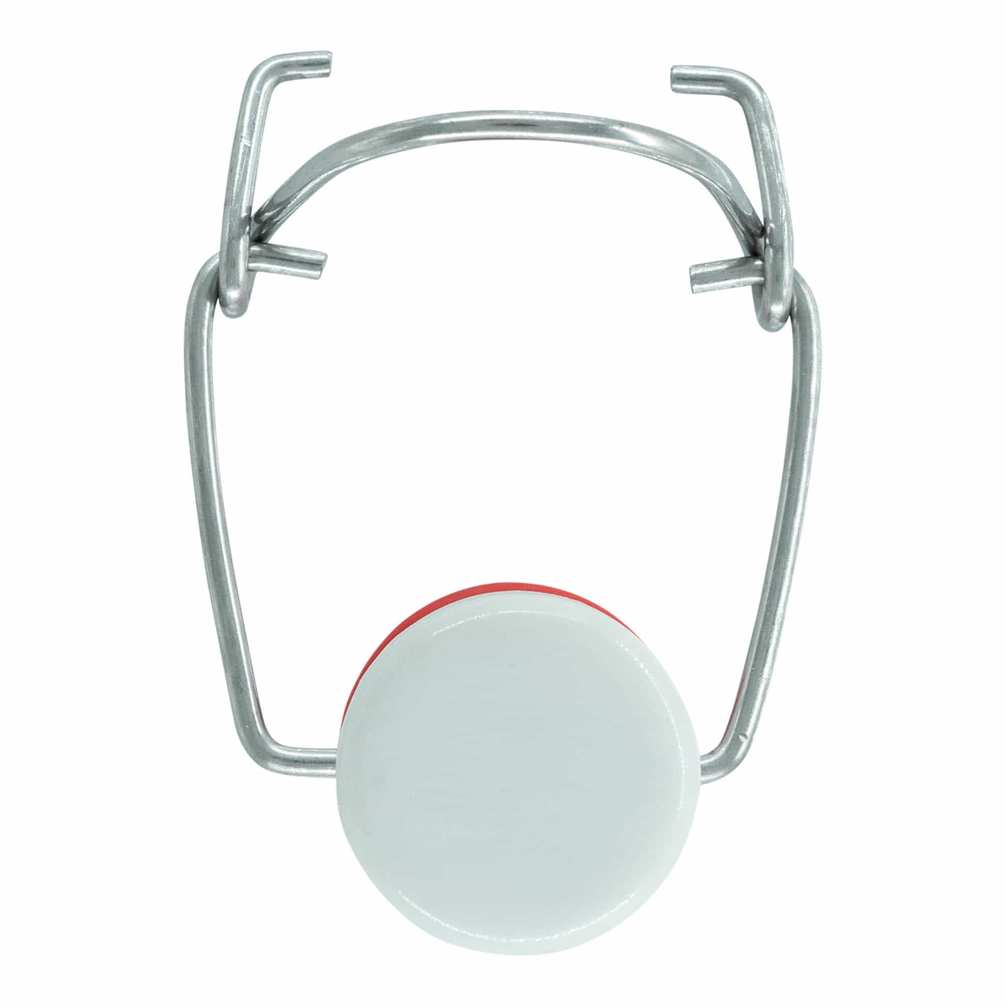 Bouchon mécanique taille spéciale, plastique, rouge-blanc