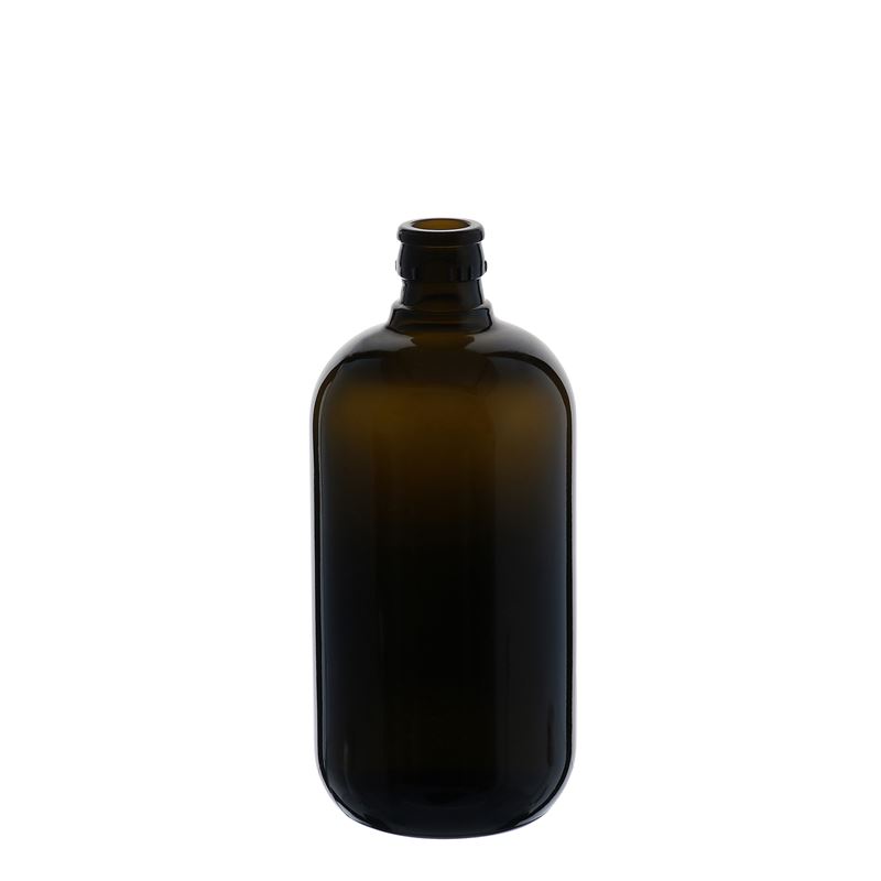 Azijn-/oliefles 'Biolio', 750 ml, glas, antiekgroen, monding: DOP