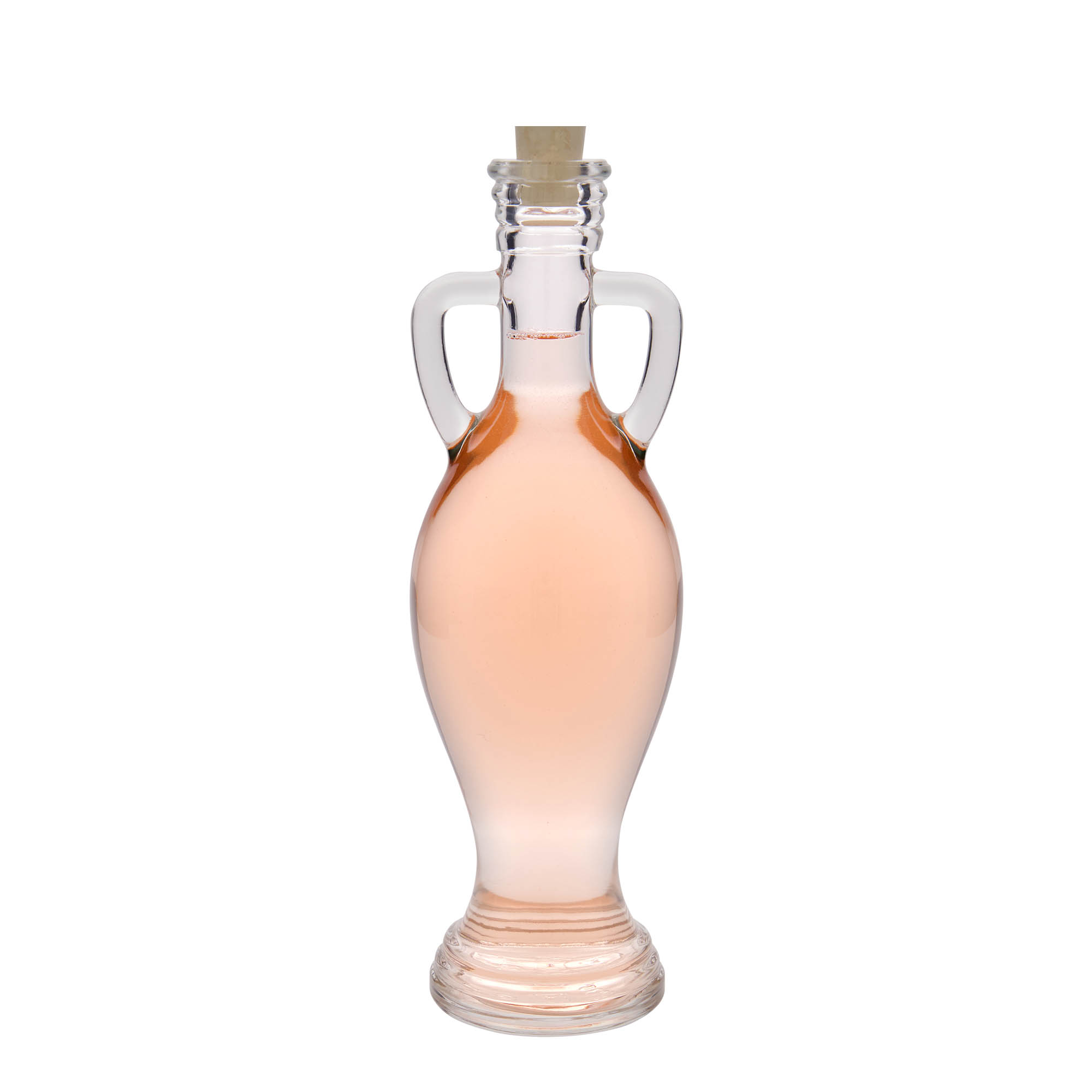 Glazen fles 'Amphore', 500 ml, monding: kurk