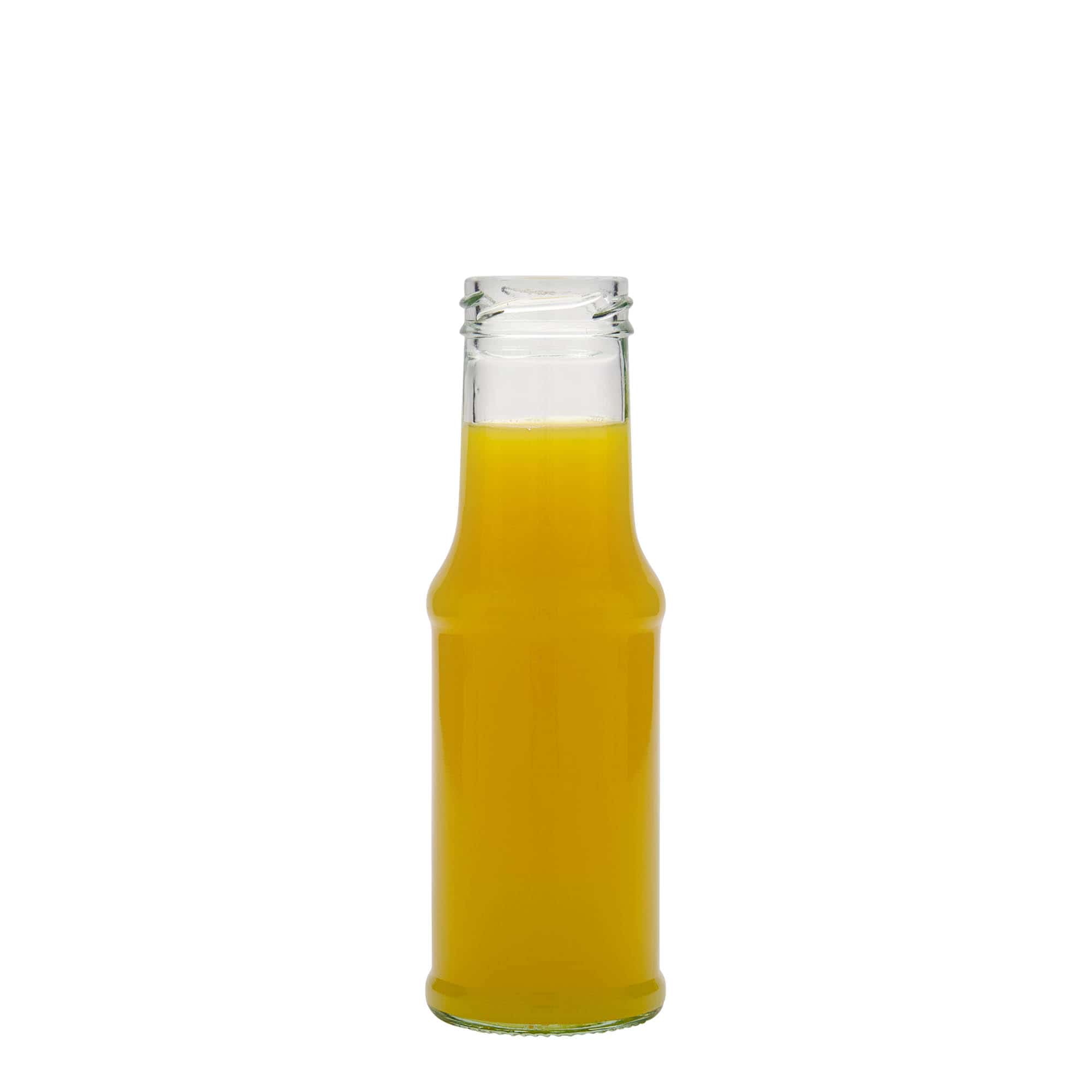 Flacon à sauce 200 ml, verre, bouchage: Twist-Off (TO 43) Flacon à sauce 200 ml, verre, bouchage: Twist-Off (TO 43)