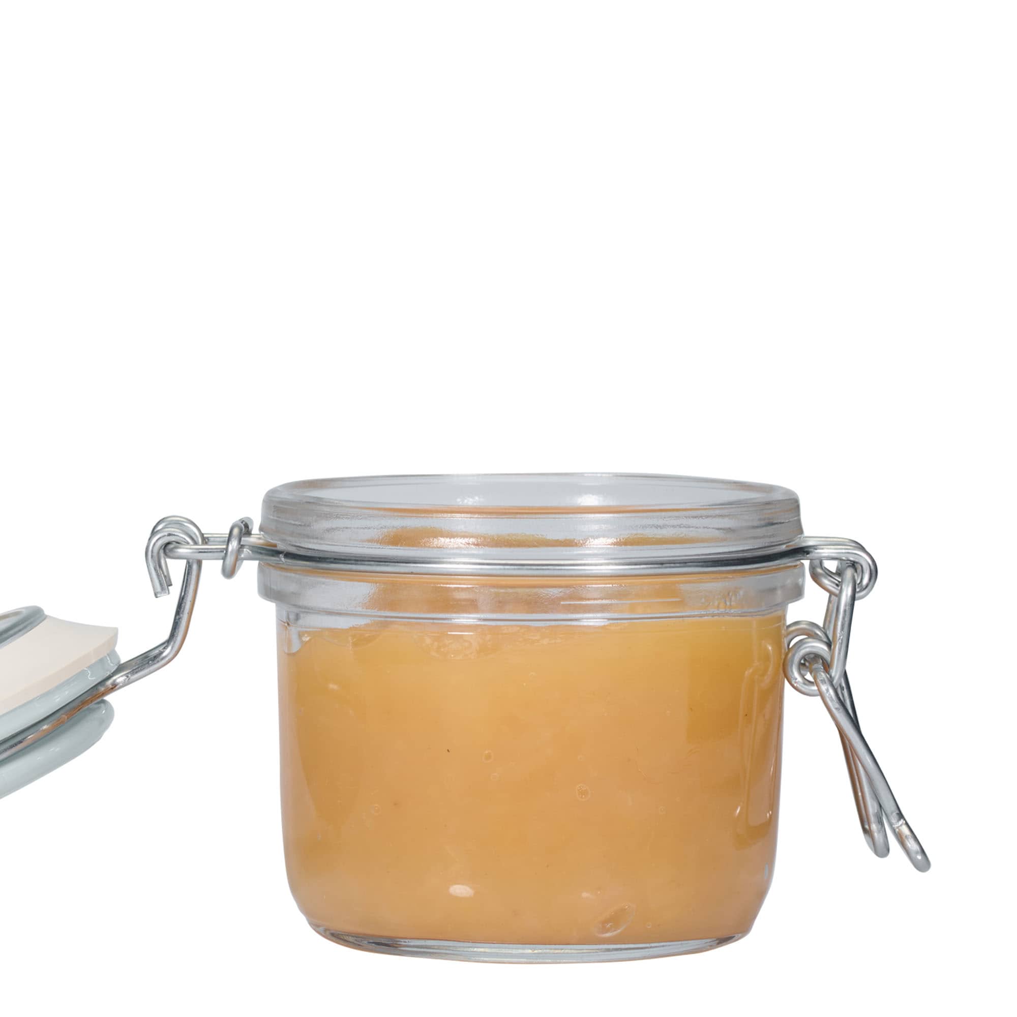 Pot met beugelsluiting 'Fido', 200 ml, blauw, monding: beugelsluiting Pot met beugelsluiting 'Fido', 200 ml, blauw, monding: beugelsluiting
