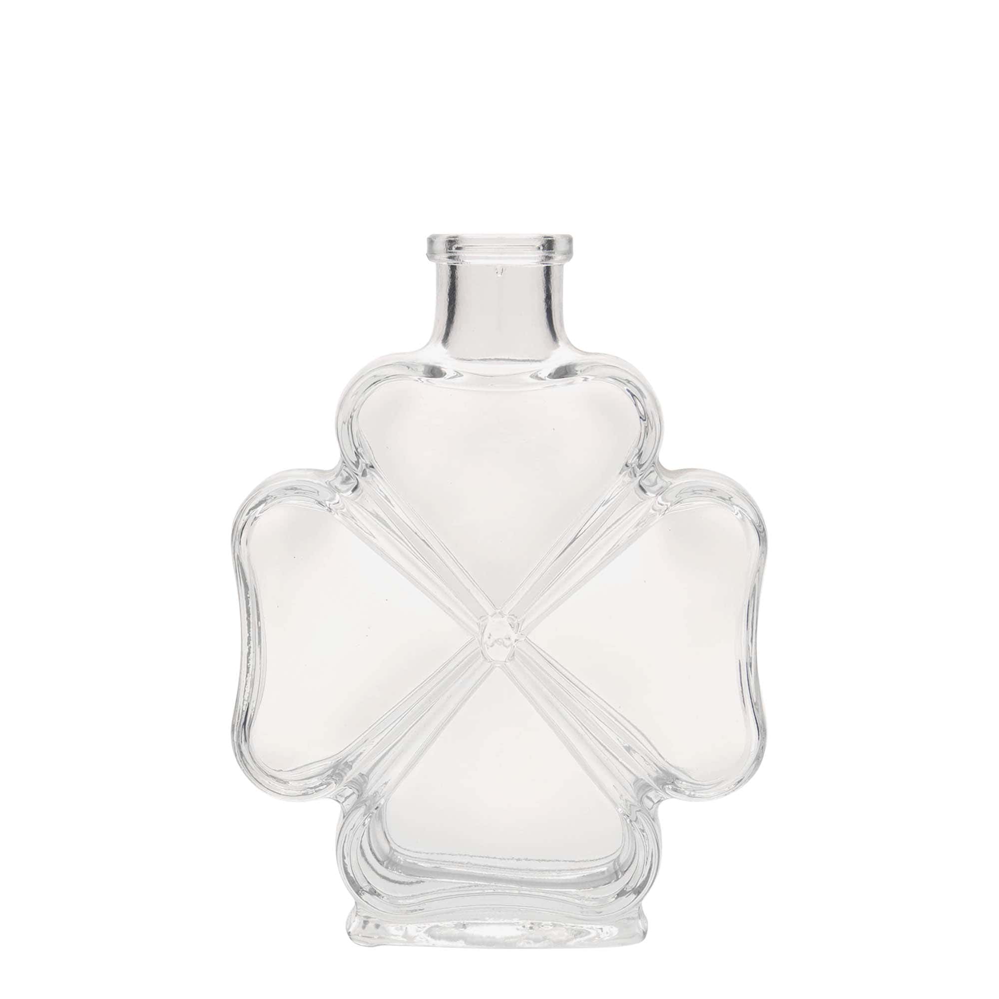 Bouteille en verre 200 ml 'Trèfle', bouchage: bouchon
