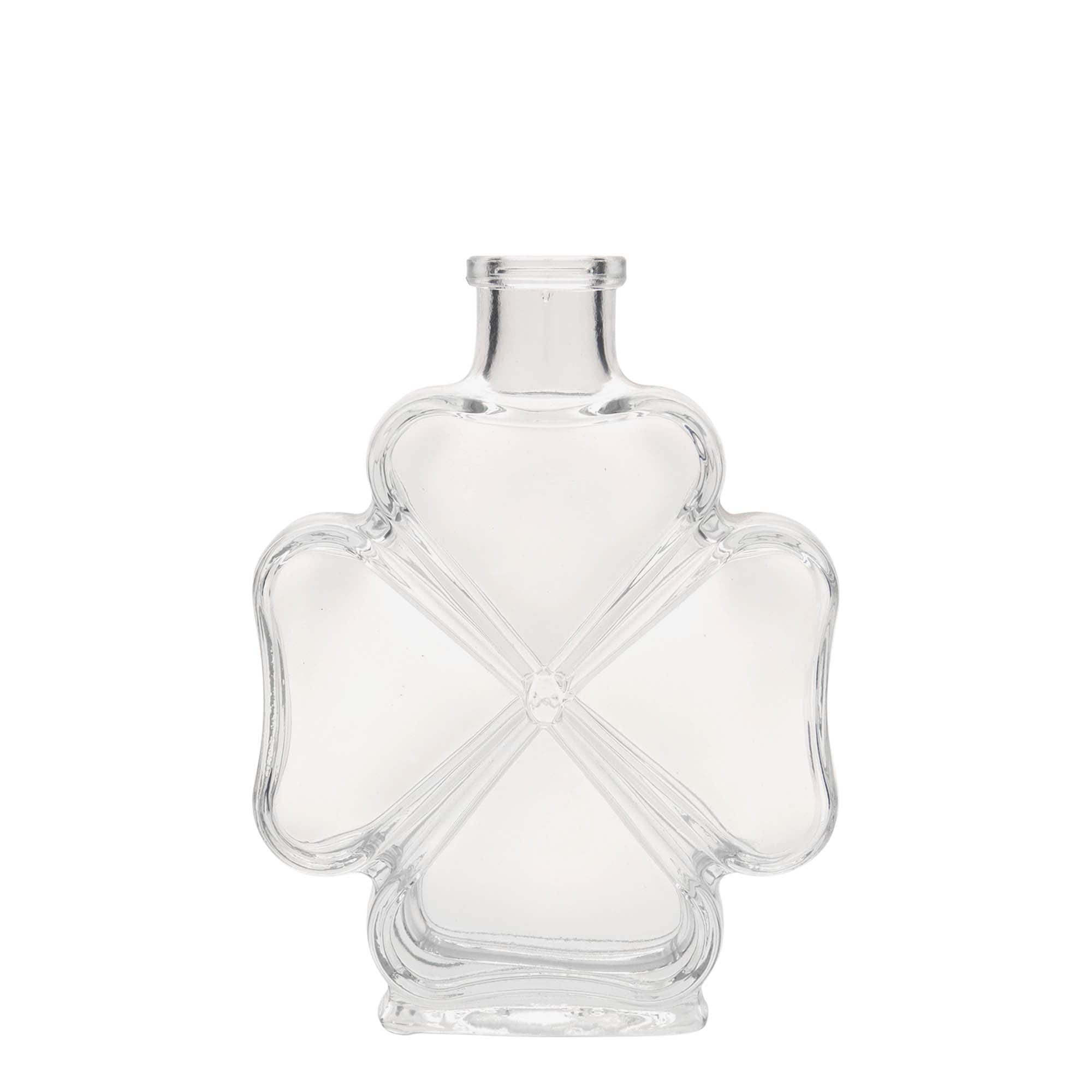 Bouteille en verre 200 ml 'Trèfle', bouchage: bouchon