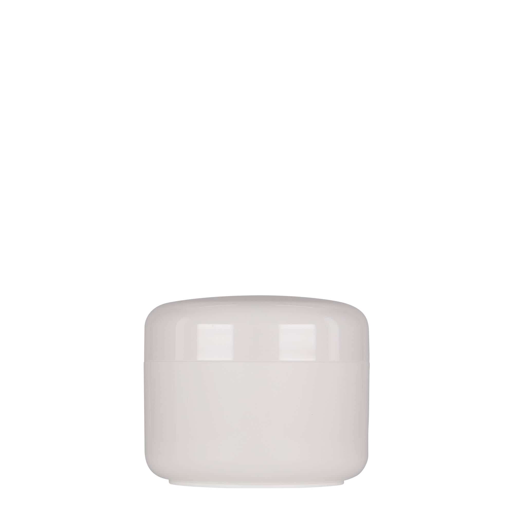Boîte en plastique 200 ml 'Bianca', PP, blanche, bouchage: Bougage à vis