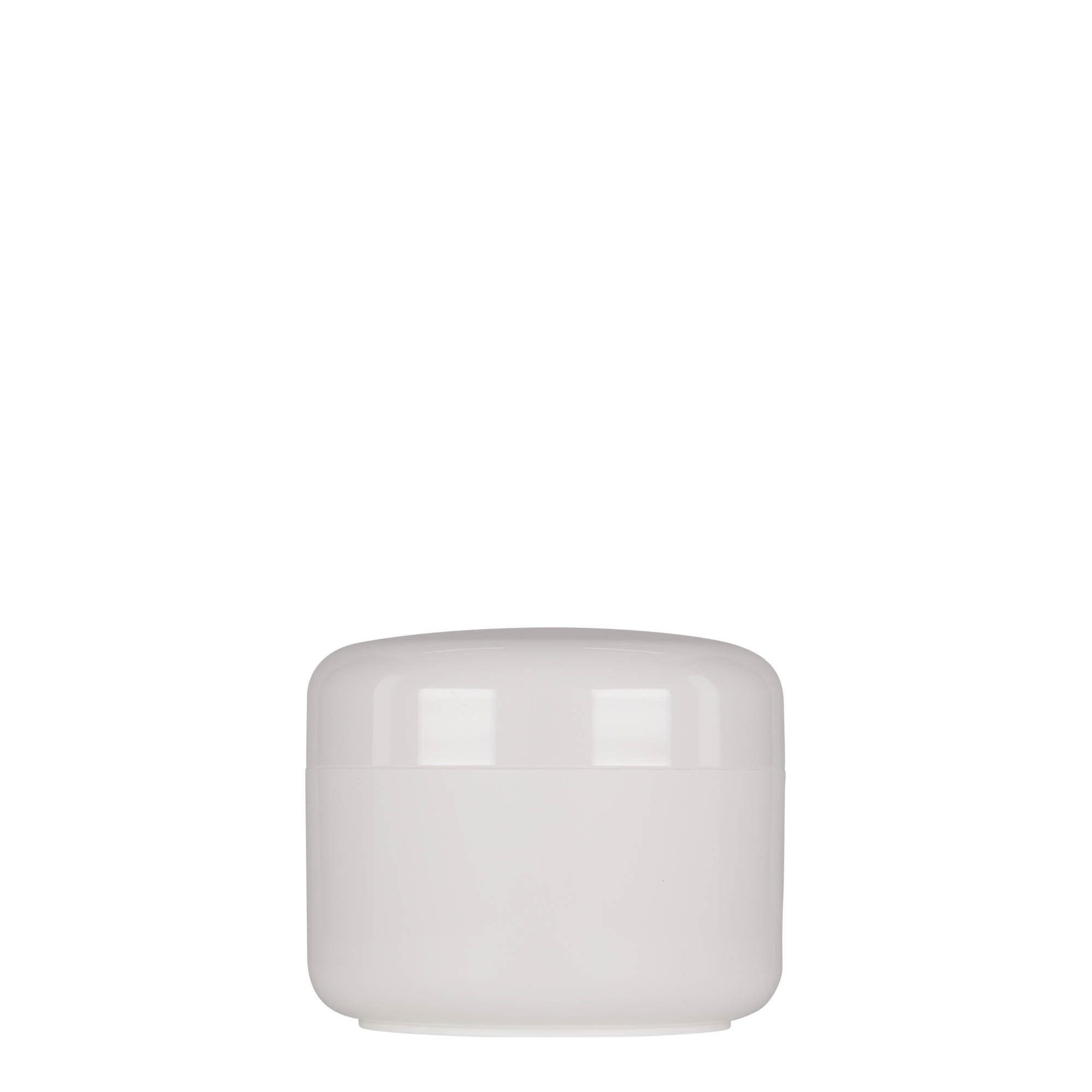 Plastic pot 'Bianca', 200 ml, PP, wit, monding: schroefsluiting Plastic pot 'Bianca', 200 ml, PP, wit, monding: schroefsluiting