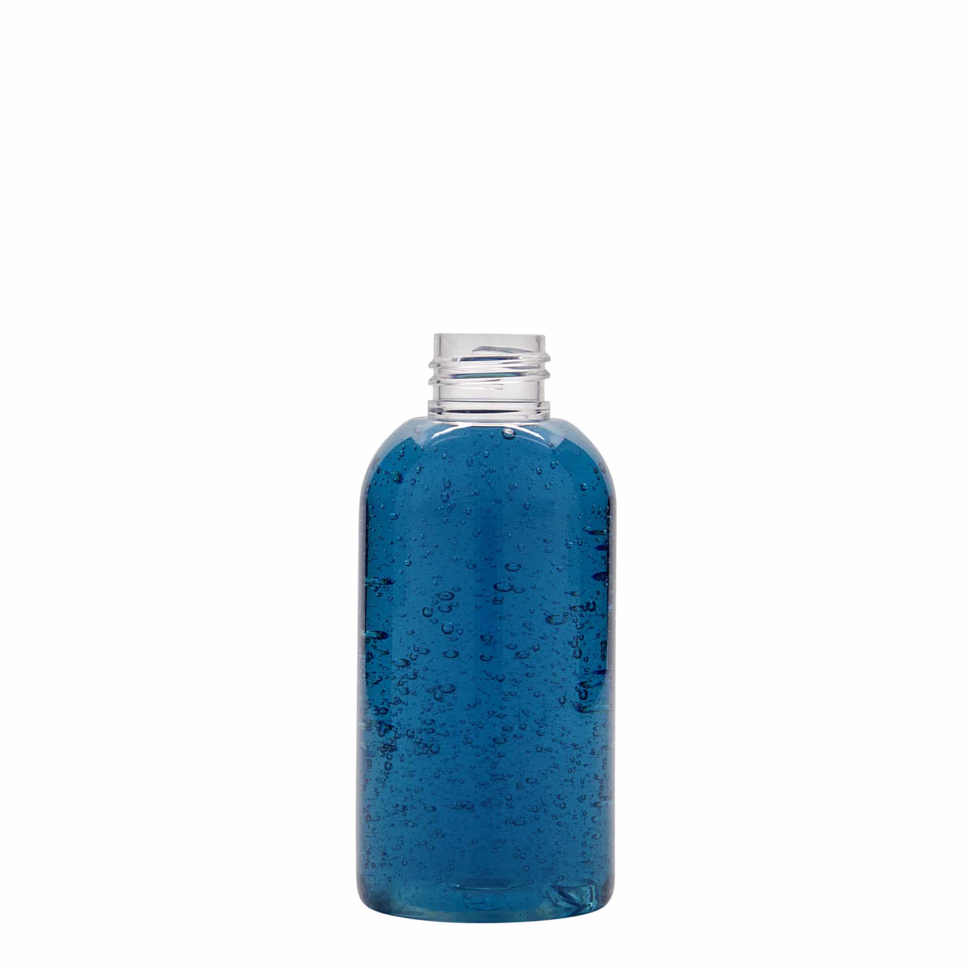 Bouteille en PET 150 ml 'Boston', plastique, bouchage: GPI 24/410