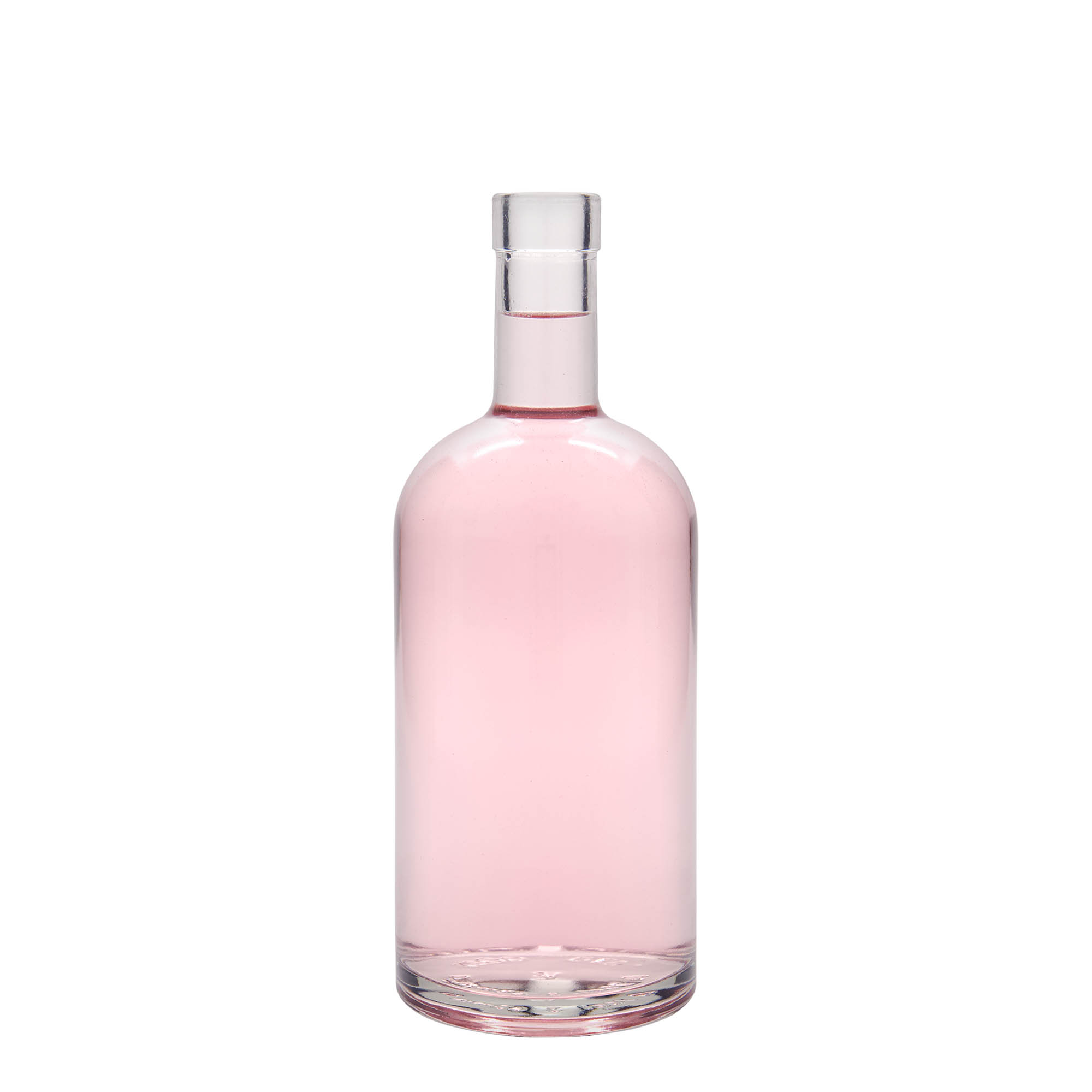 Glazen fles 'Franco', 700 ml, monding: kurk