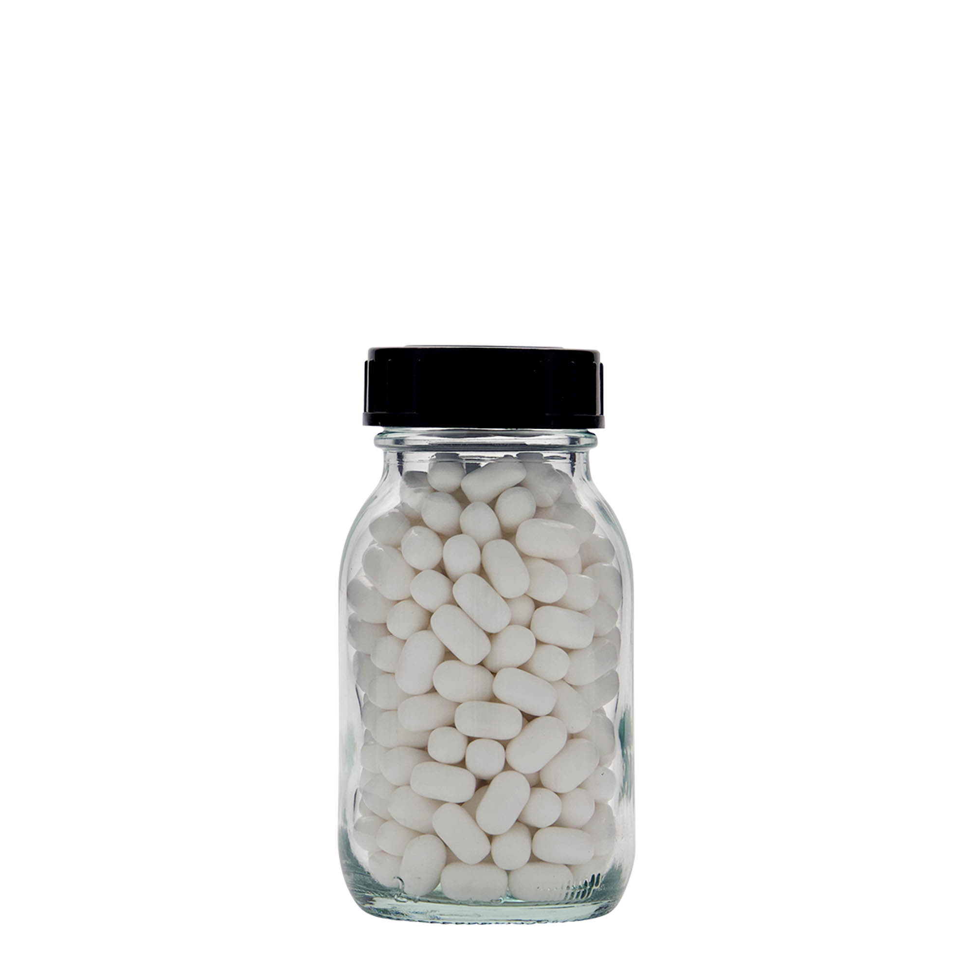 Pot met brede hals, 125 ml, monding: DIN 40 Pot met brede hals, 125 ml, monding: DIN 40
