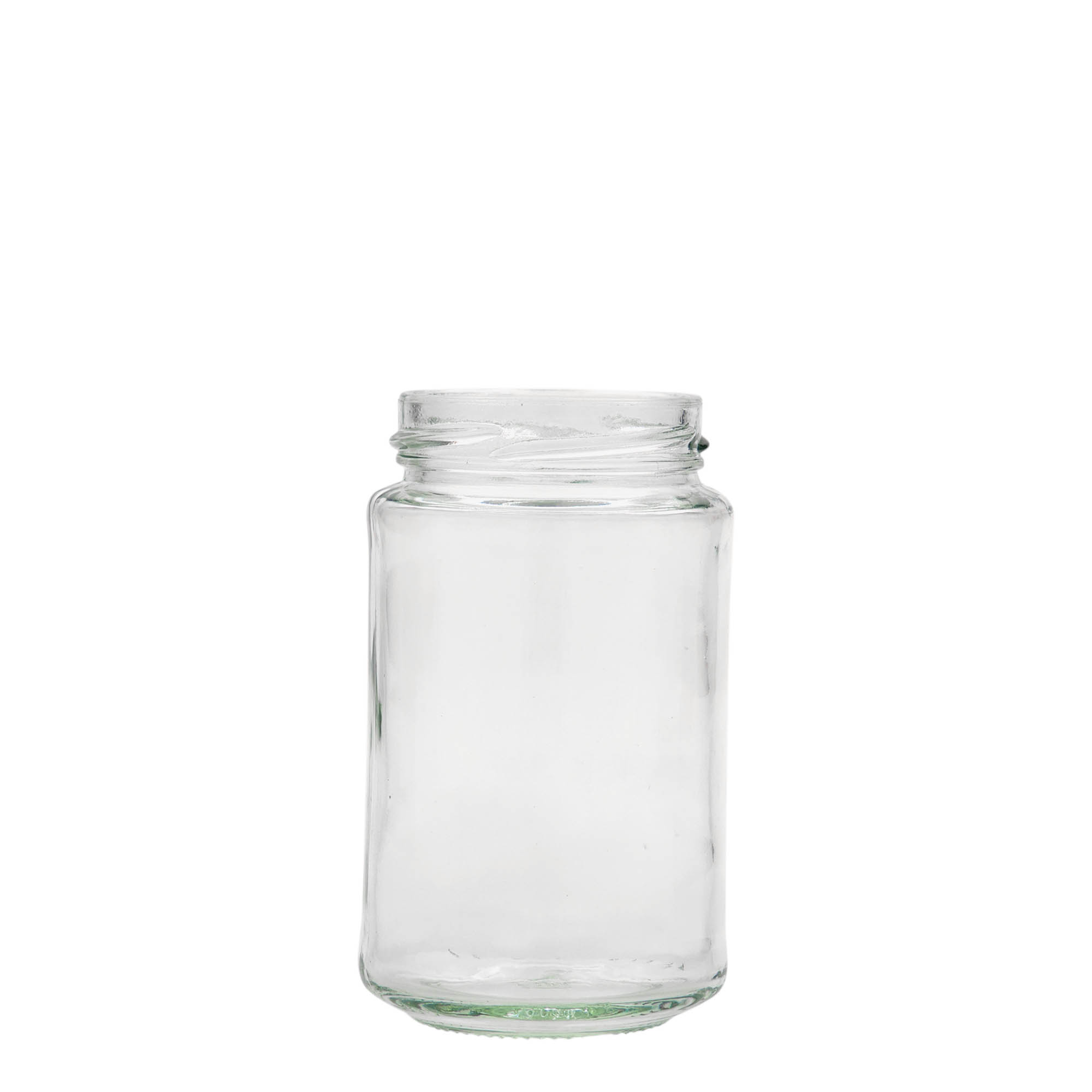 Hoge ronde pot, 250 ml, monding: twist-off (TO 58) Hoge ronde pot, 250 ml, monding: twist-off (TO 58)