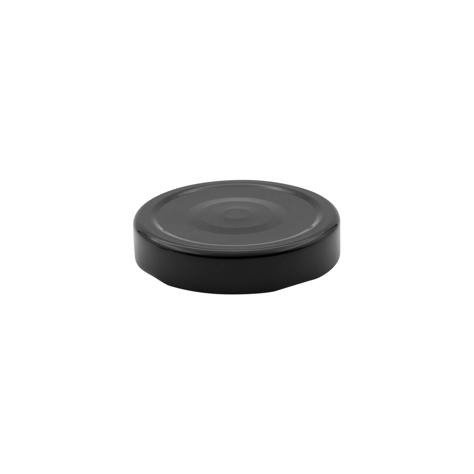 Bouchon Deep-Twist-Off, fer blanc, noir, pour bouchage: Deep-TO 66 Bouchon Deep-Twist-Off, fer blanc, noir, pour bouchage: Deep-TO 66