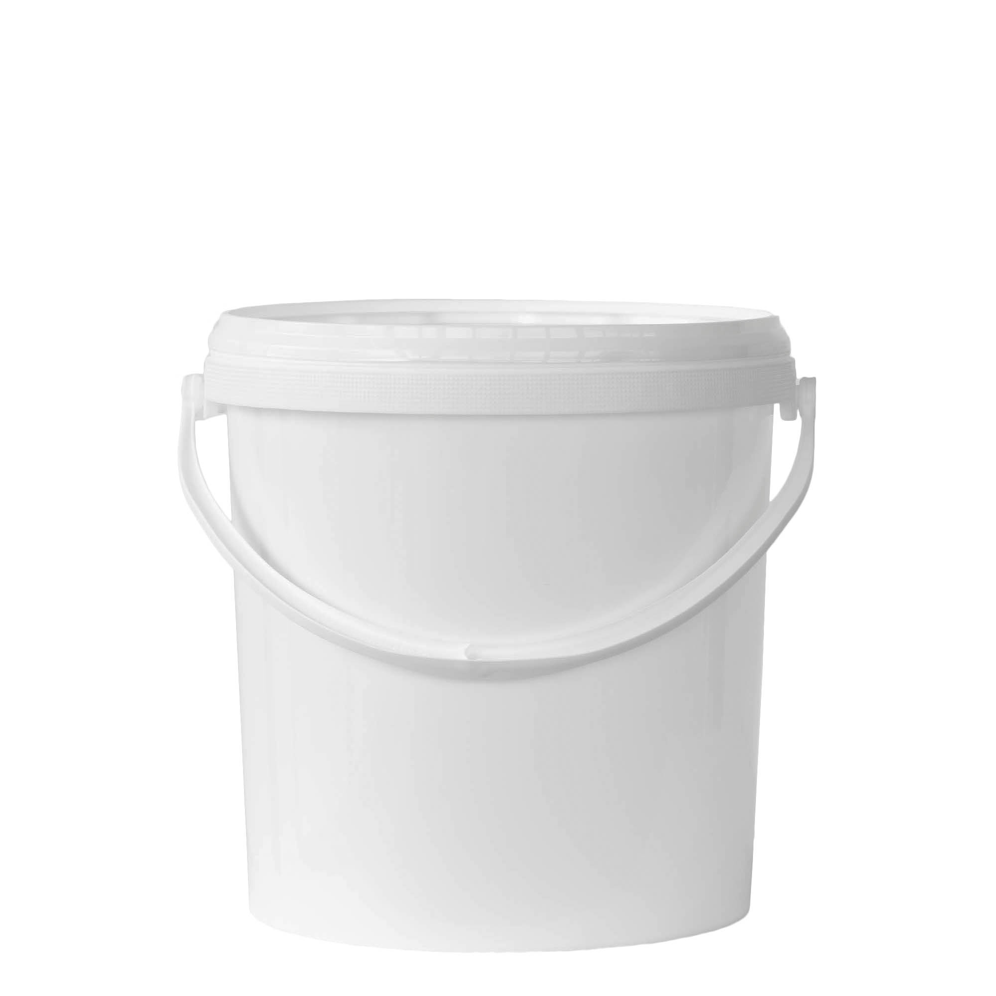 Emmer, 10 l, PP-kunststof, wit Emmer, 10 l, PP-kunststof, wit