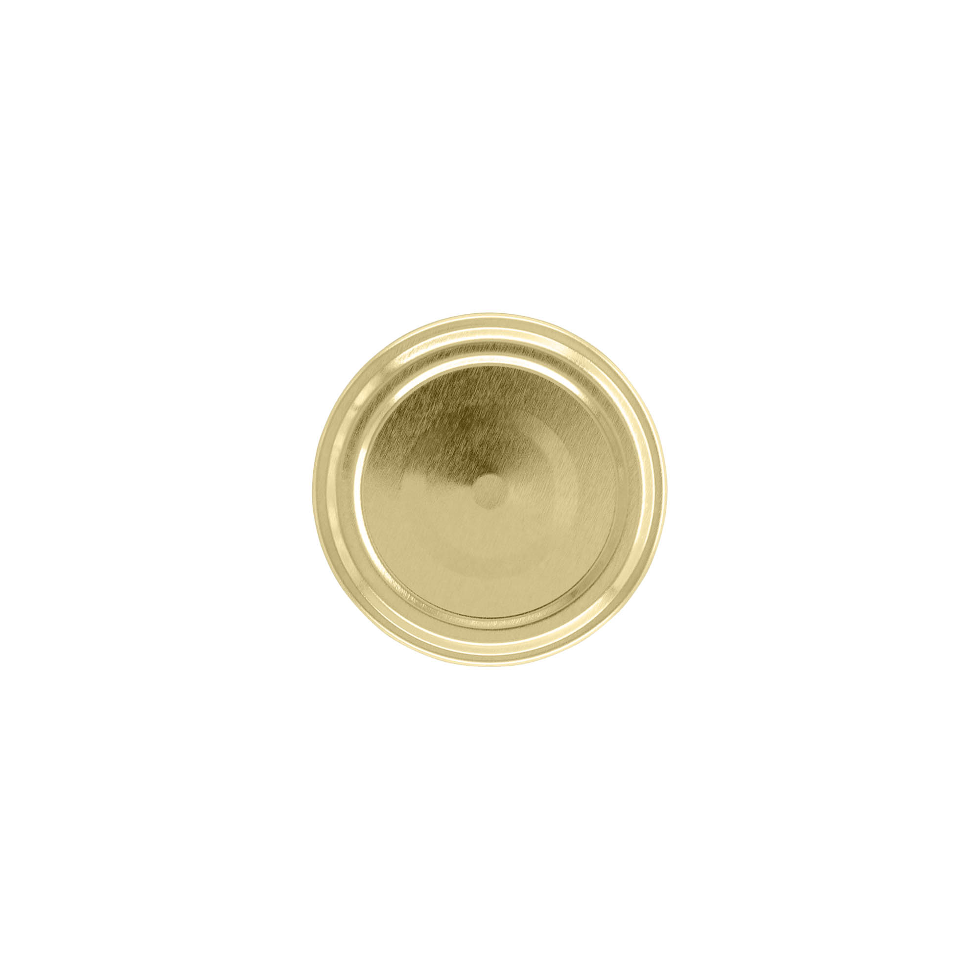 Couvercle Twist-Off, fer blanc, doré, pour bouchage: TO 53 Couvercle Twist-Off, fer blanc, doré, pour bouchage: TO 53
