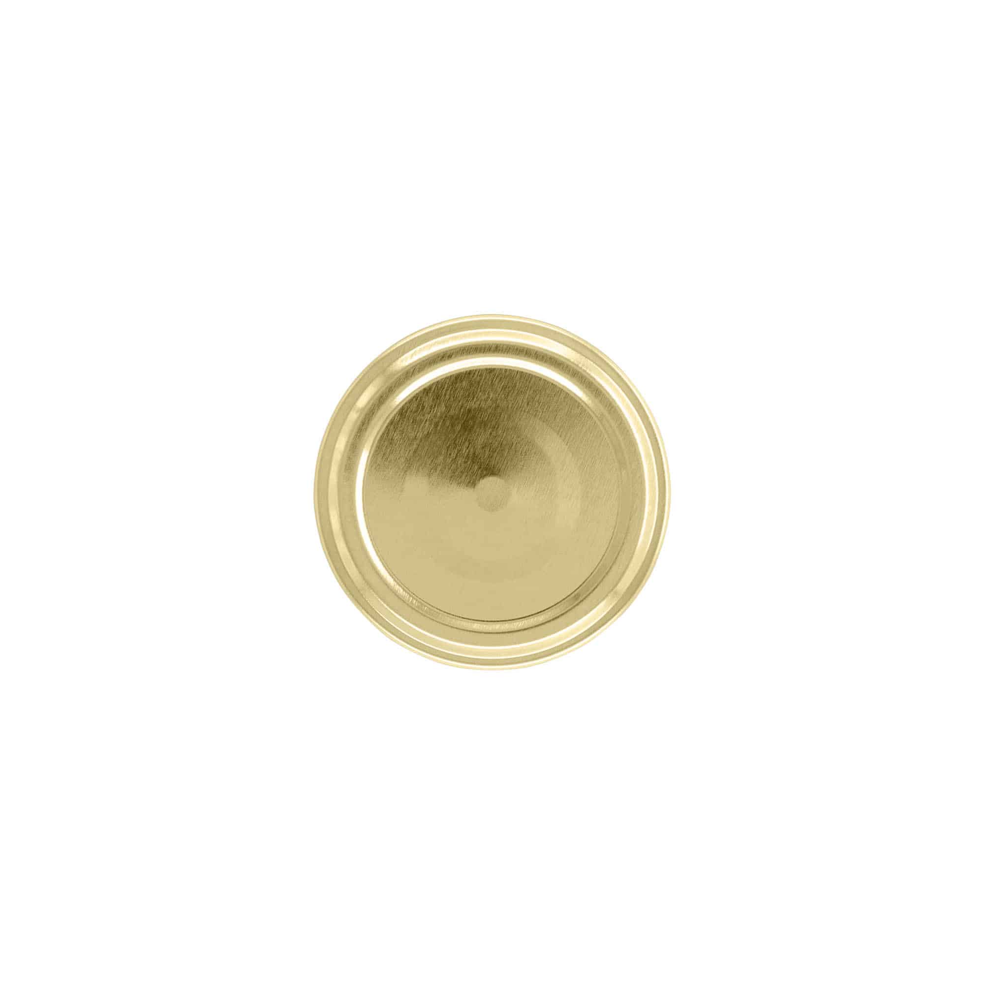Twist-offdeksel, blik, goud, voor monding: TO 53 Twist-offdeksel, blik, goud, voor monding: TO 53