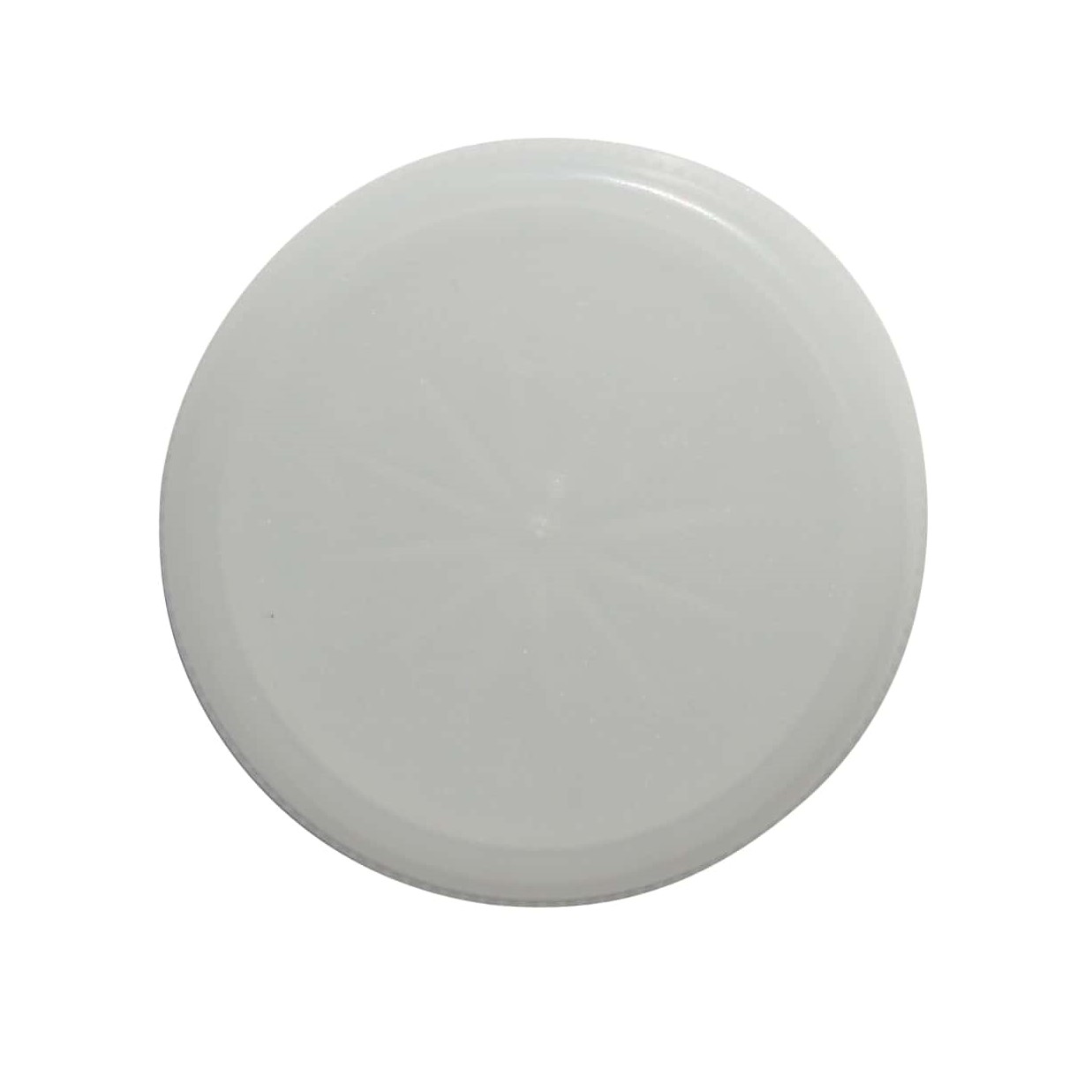 Schroefsluiting tweestartschroefdraad, PE-kunststof, wit, voor monding: pet, 38 mm