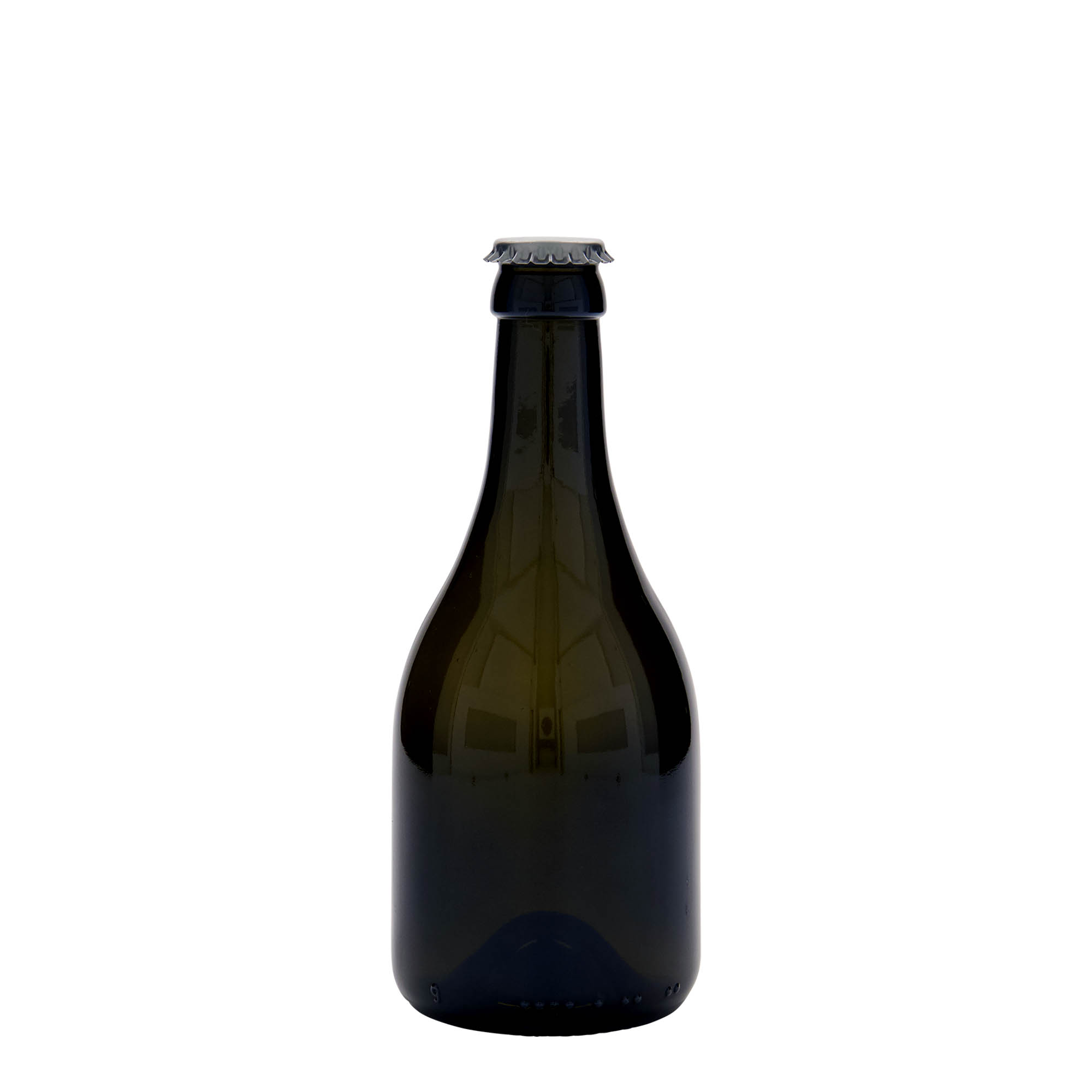 Bouteille de bière 330 ml 'Horta', verre, vert antique, bouchage: capsules couronnes