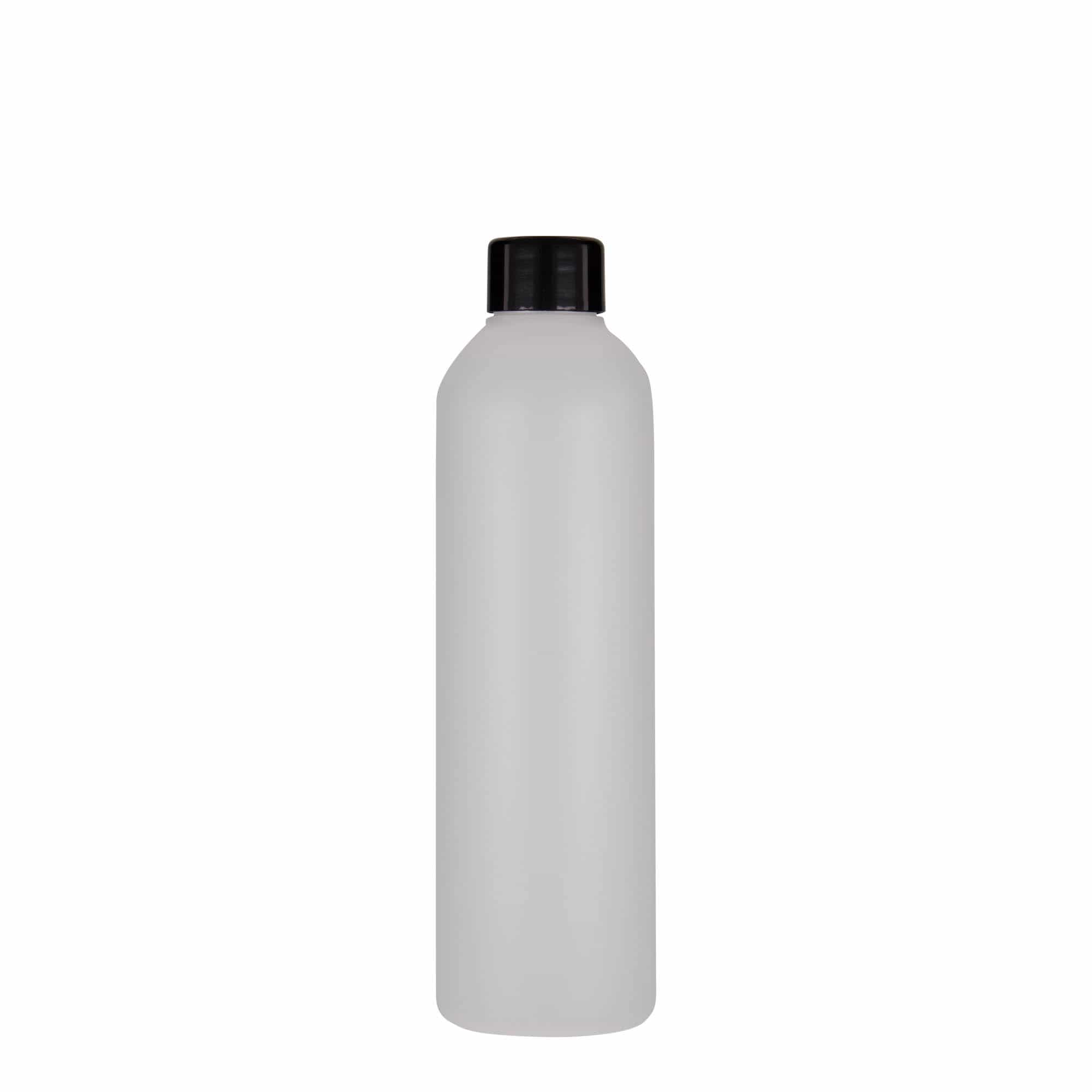 Plastic fles 'Tuffy', 250 ml, HDPE, naturel, monding: 24/410