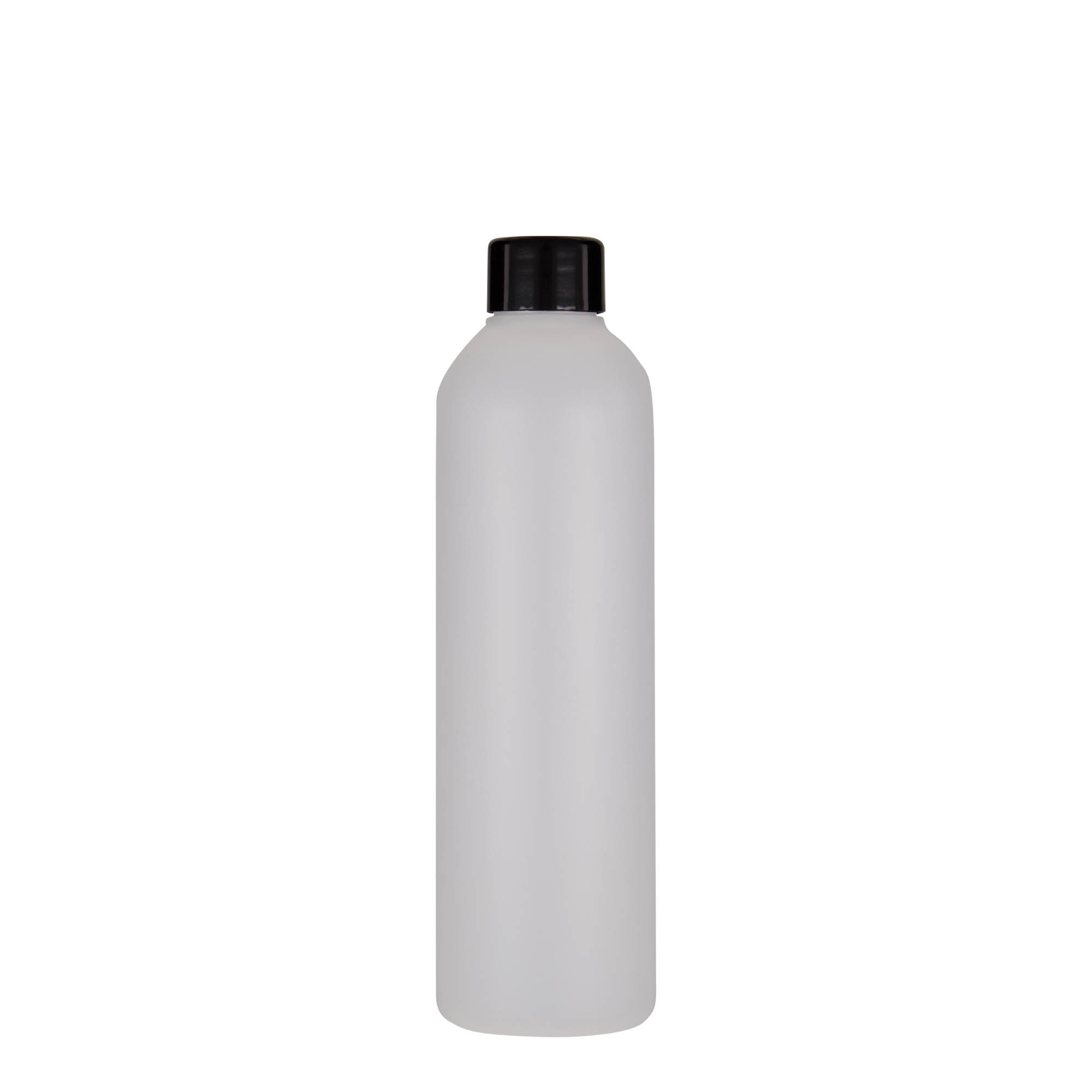 Plastic fles 'Tuffy', 250 ml, HDPE, naturel, monding: 24/410