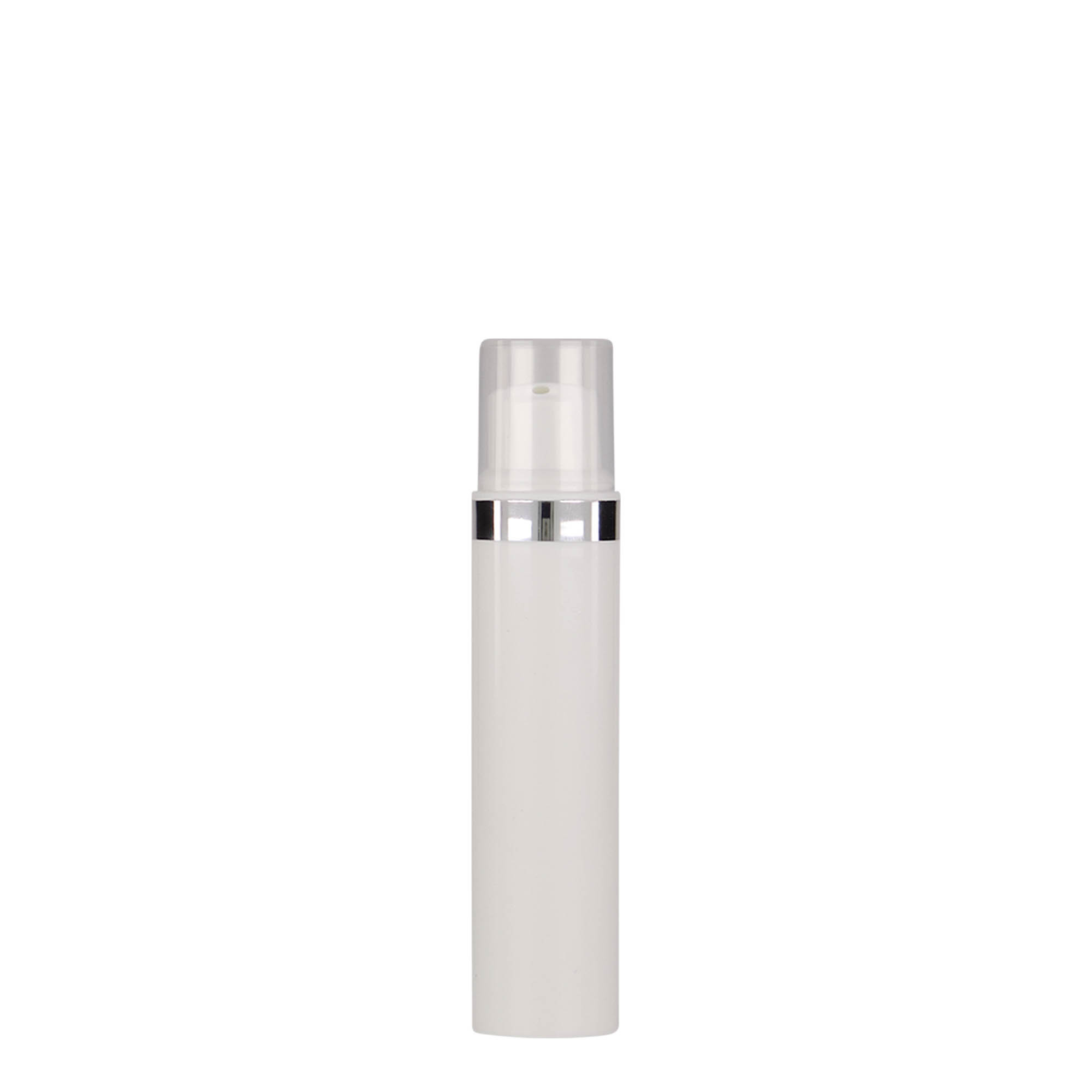 Flacon airless 15 ml 'Nano', plastique PP, blanc