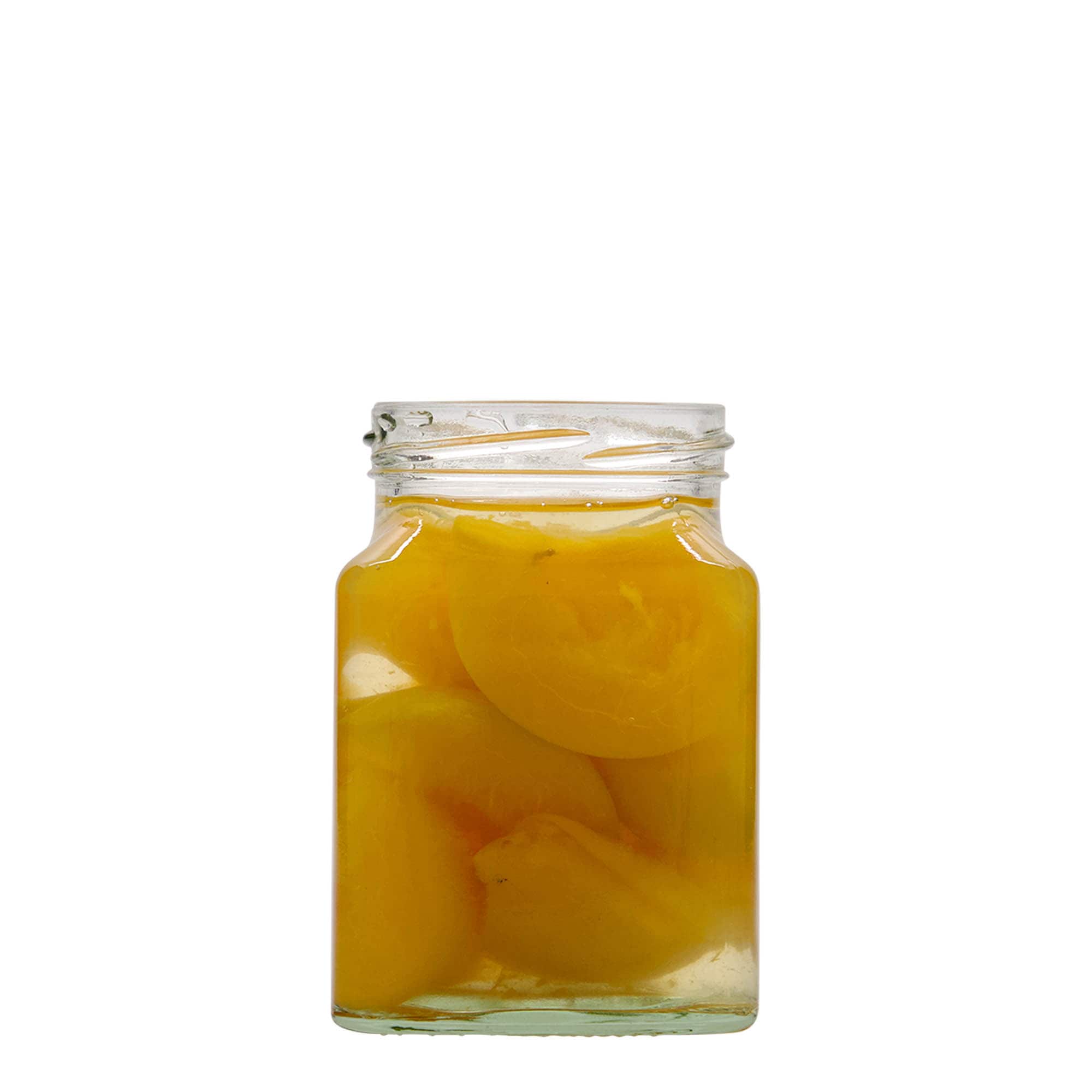 Vierkante pot, 314 ml, monding: twist-off (TO 63)