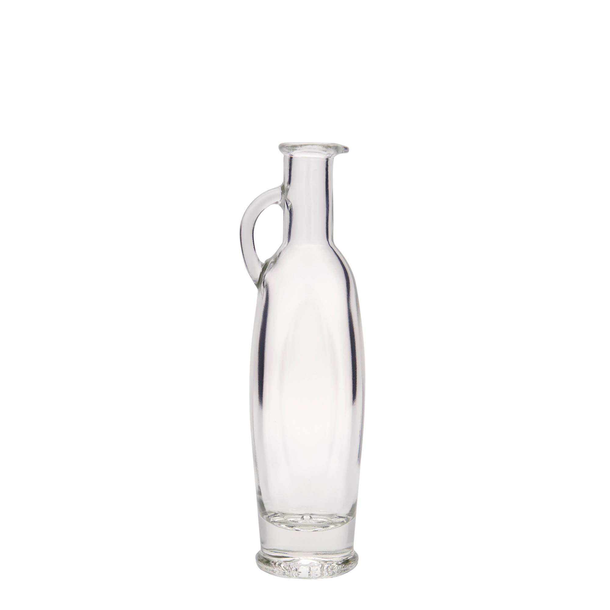 Glazen fles 'Eleganta', 100 ml, ovaal, monding: kurk Glazen fles 'Eleganta', 100 ml, ovaal, monding: kurk