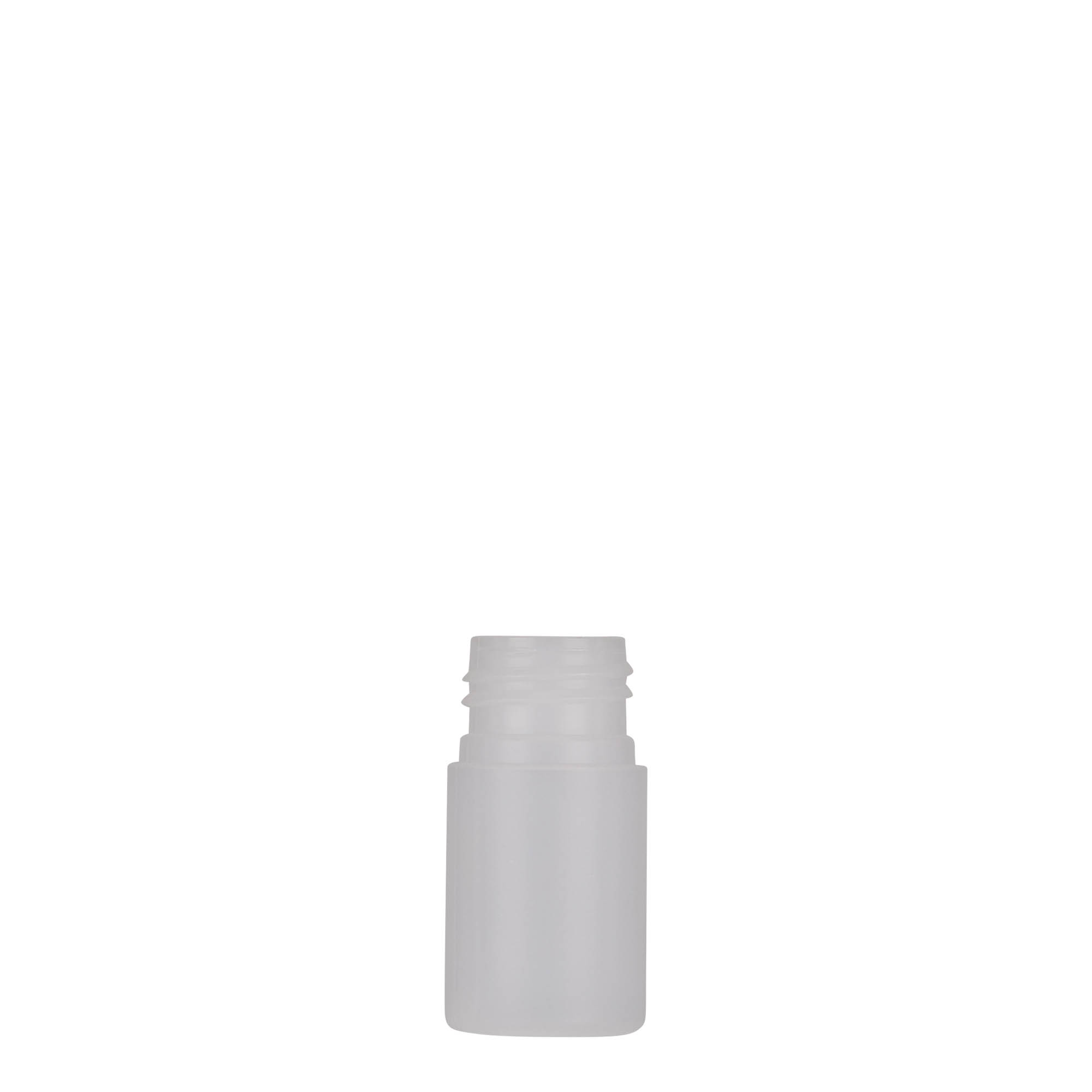 Bouteille en plastique 15 ml 'Tuffy', PEHD, nature, bouchage: 24/410