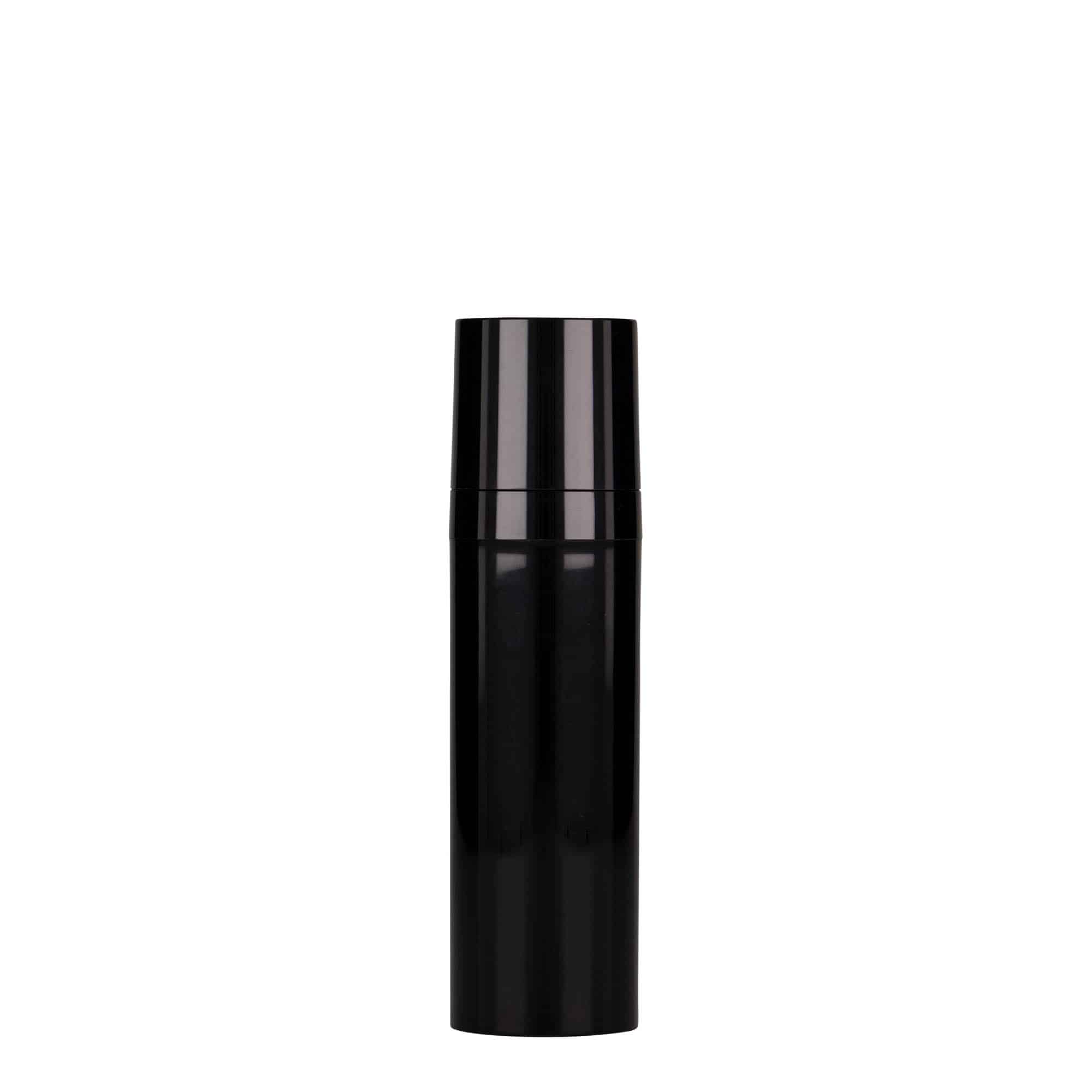 Flacon airless 30 ml « Micro », plastique PP, noir