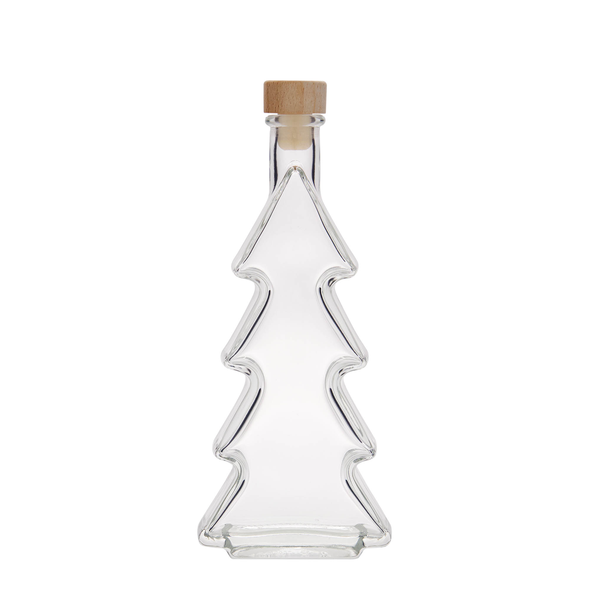 Bouteille en verre 200 ml 'Sapin', bouchage: bouchon Bouteille en verre 200 ml 'Sapin', bouchage: bouchon