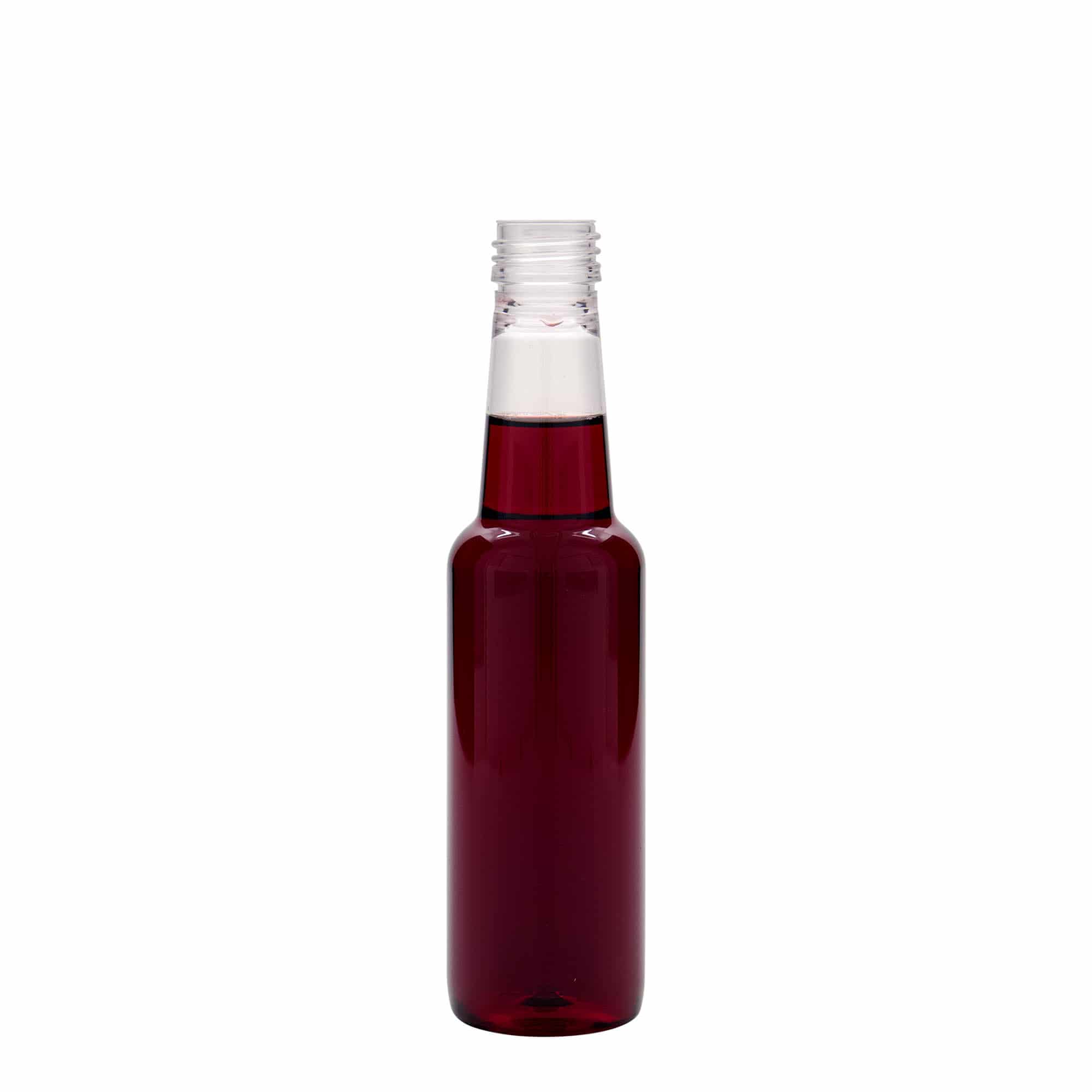 Petfles 'Wijn', 250 ml, kunststof, monding: PP 28