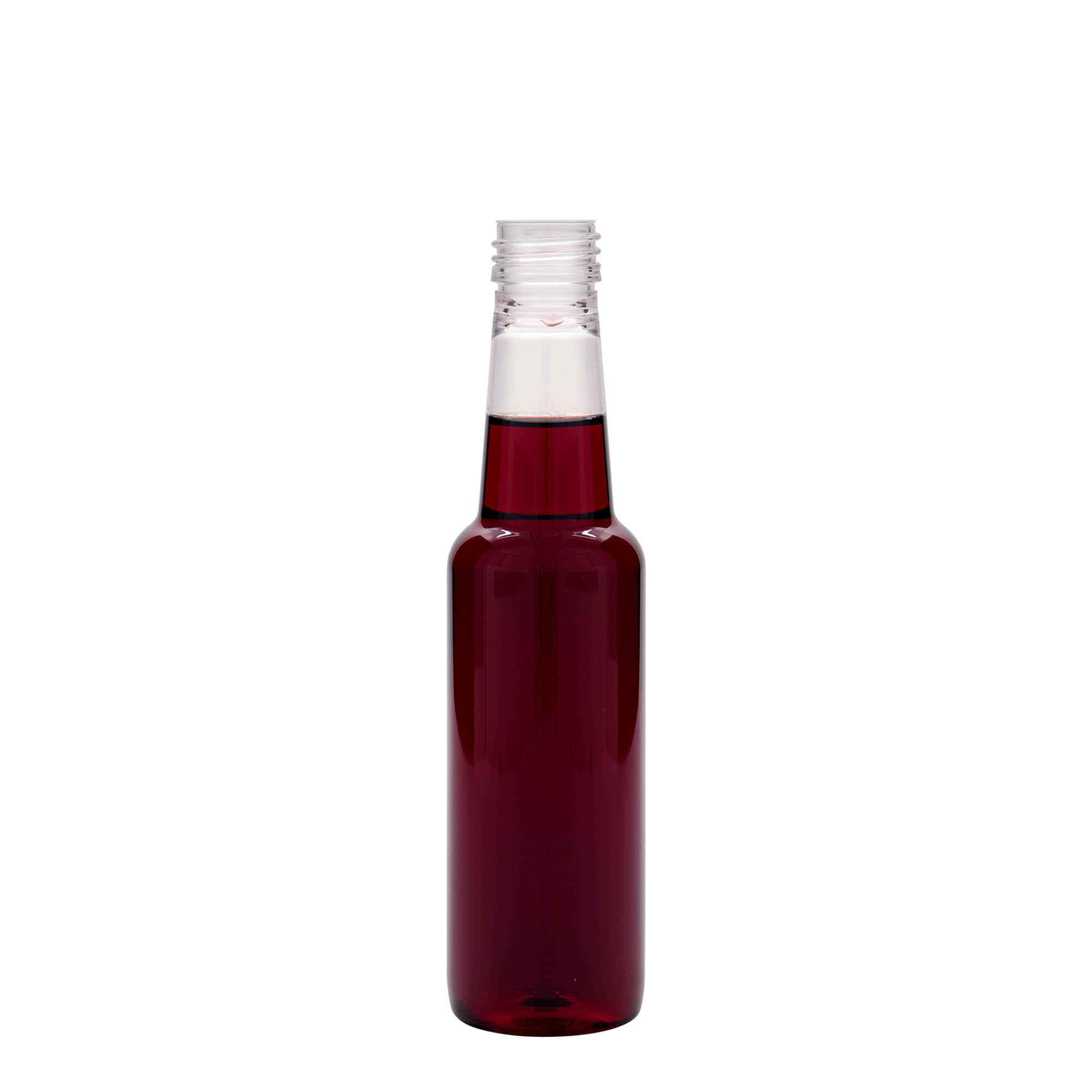 Petfles 'Wijn', 250 ml, kunststof, monding: PP 28