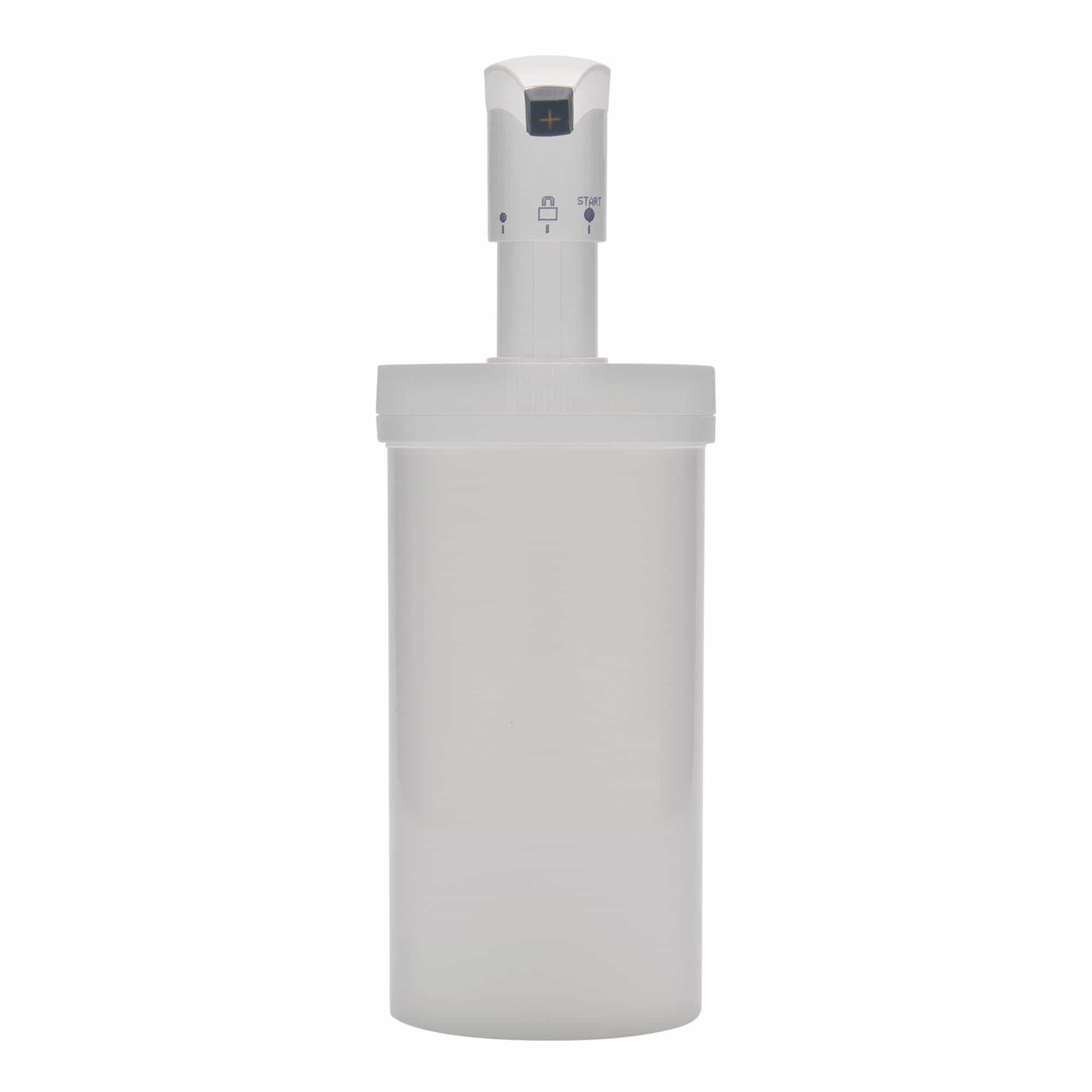 Flacon distributeur 655 ml « Securibox », plastique PP, blanc, bouchage: Bougage à vis