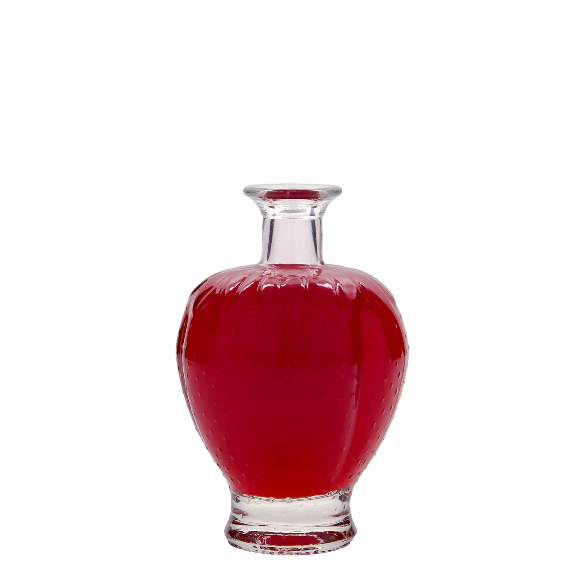 Bouteille en verre 200 ml 'Fraise', bouchage: bouchon Bouteille en verre 200 ml 'Fraise', bouchage: bouchon