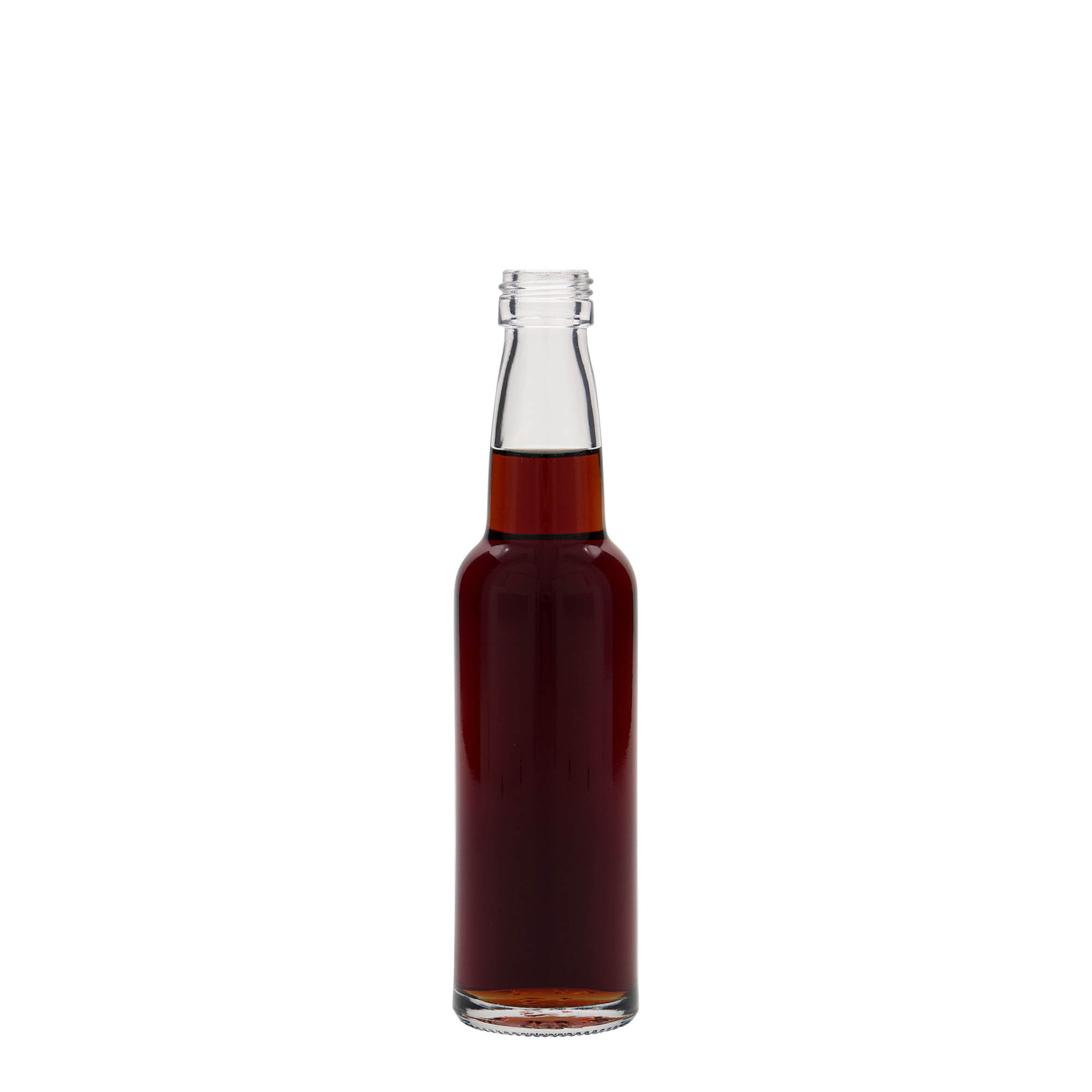 Glazen fles 'Proba', 100 ml, monding: PP 22 Glazen fles 'Proba', 100 ml, monding: PP 22