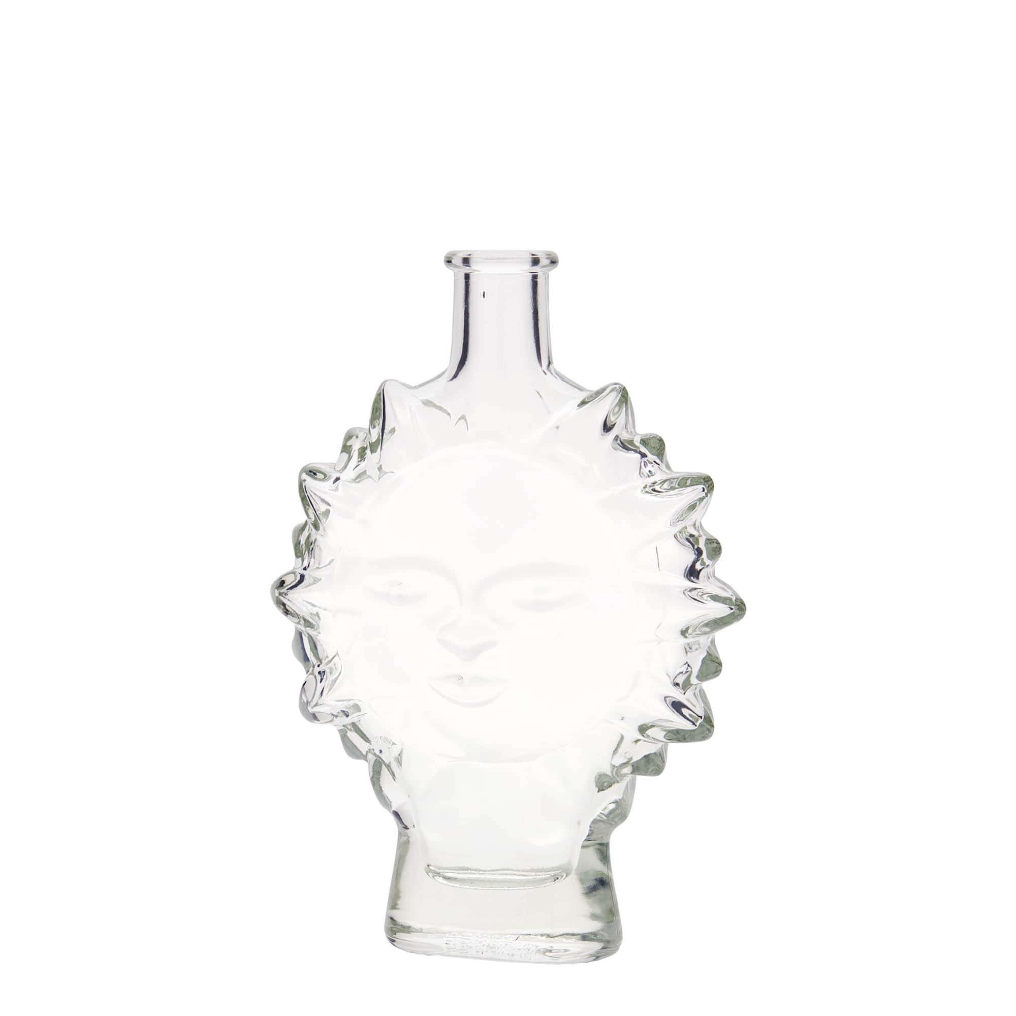 Glazen fles 'Zon', 200 ml, monding: kurk Glazen fles 'Zon', 200 ml, monding: kurk