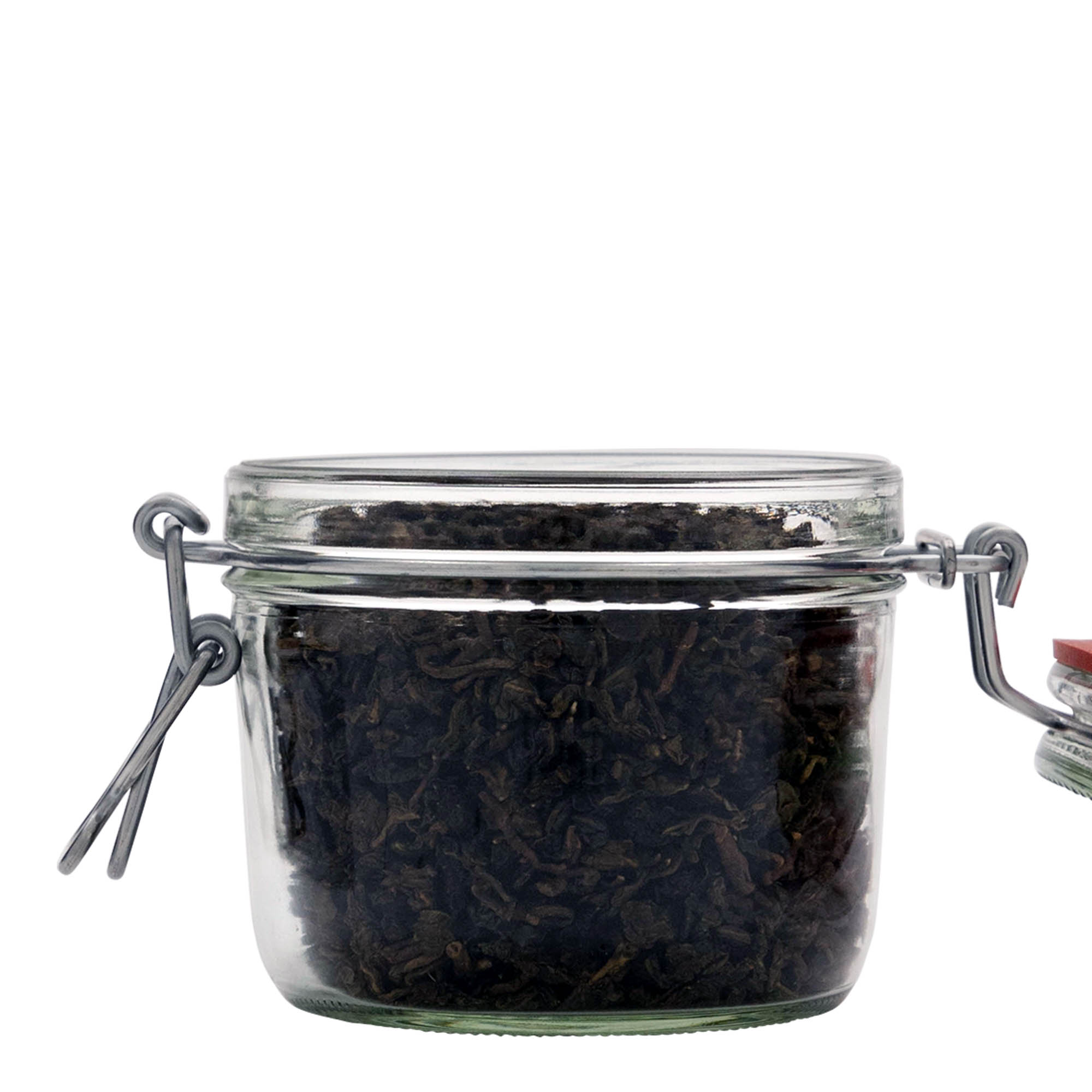 Bocal plat à fermeture mécanique 400 ml, bouchage: bouchon mécanique Bocal plat à fermeture mécanique 400 ml, bouchage: bouchon mécanique