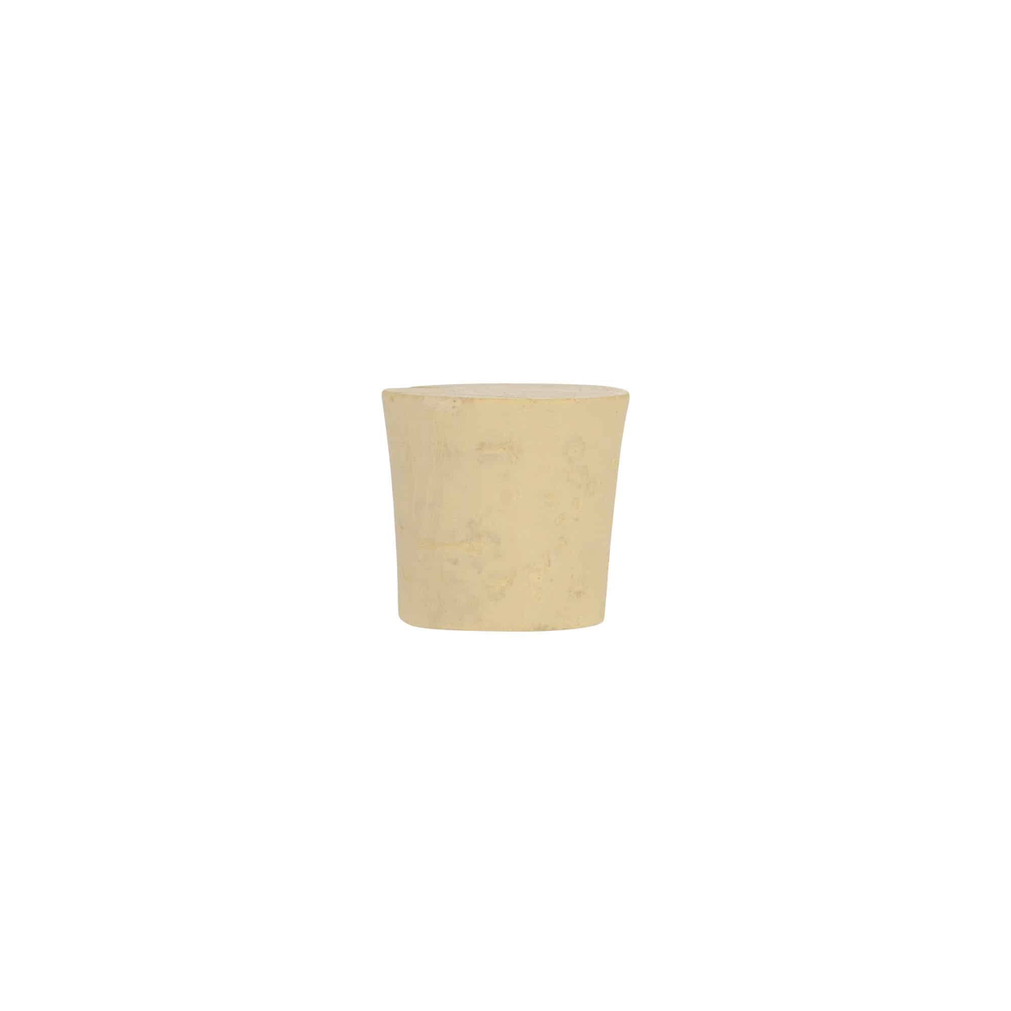 Conische kurk 24-28 x 27, perskurk, beige, voor monding: kurk