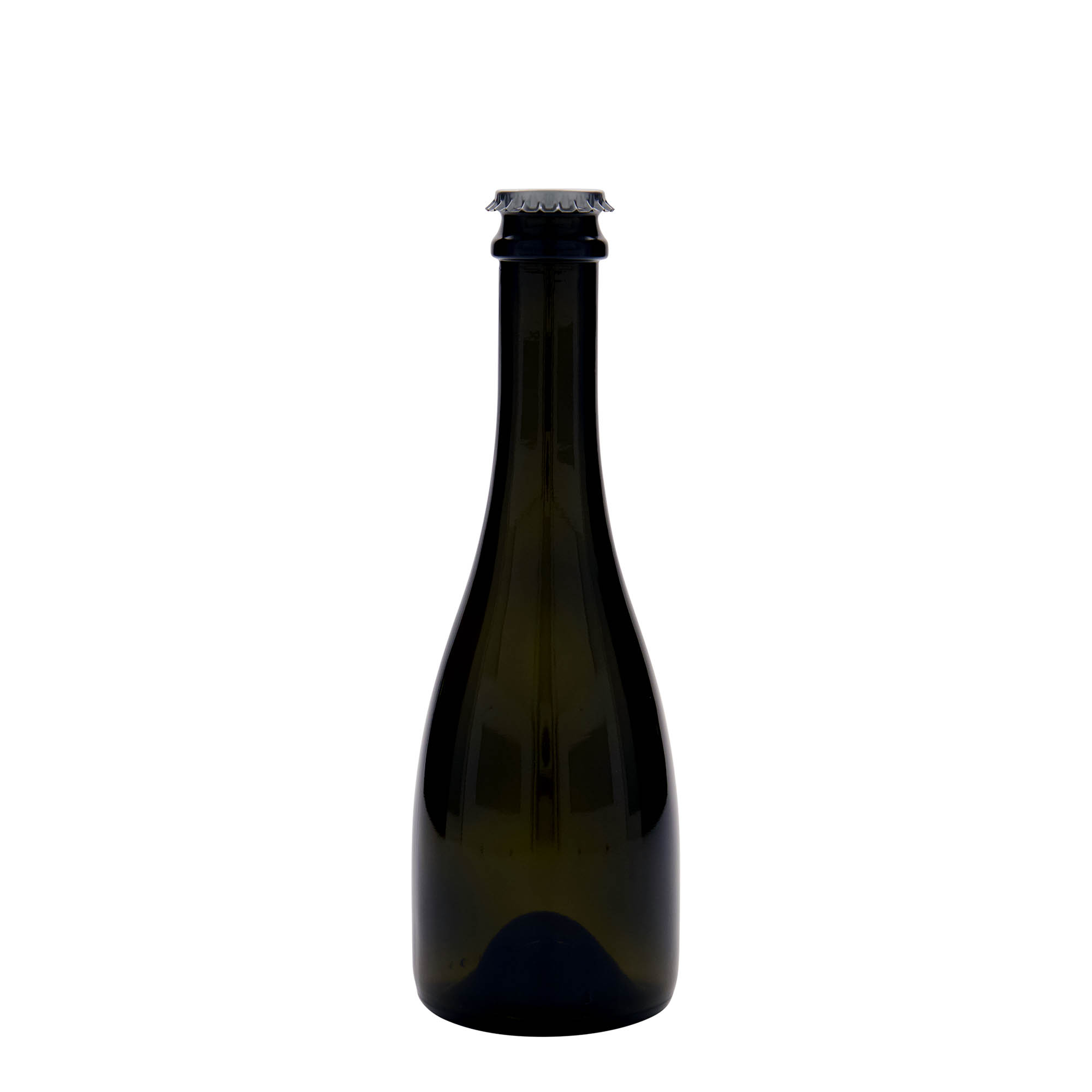 Bouteille de bière / de Champagne 330 ml 'Tosca', verre, vert antique, bouchage: capsules couronnes Bouteille de bière / de Champagne 330 ml 'Tosca', verre, vert antique, bouchage: capsules couronnes