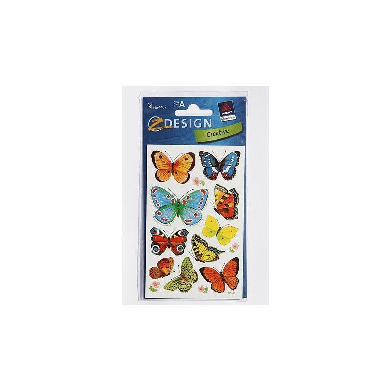 Sticker usage spécial « Papillons », multicolore