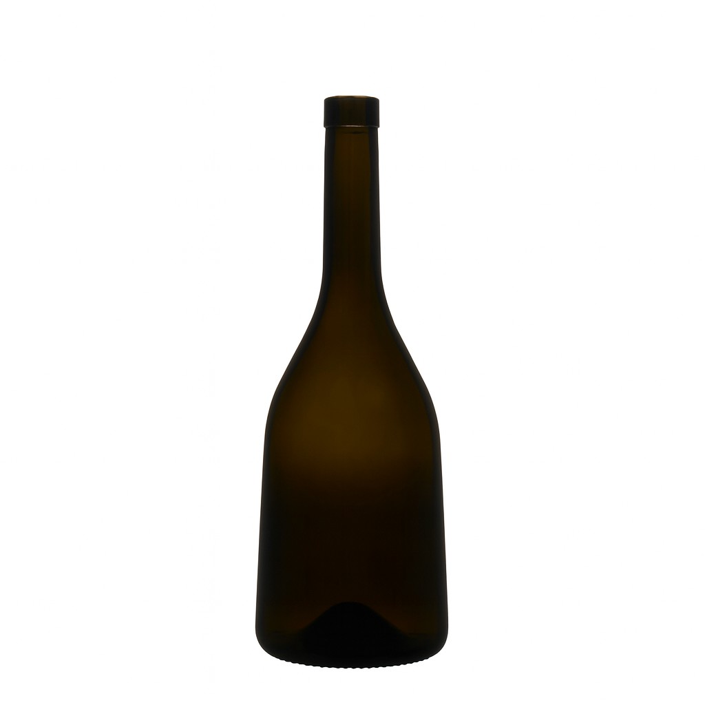 Bouteille en verre 750 ml 'Rustica', vert antique, bouchage: bouchon Bouteille en verre 750 ml 'Rustica', vert antique, bouchage: bouchon