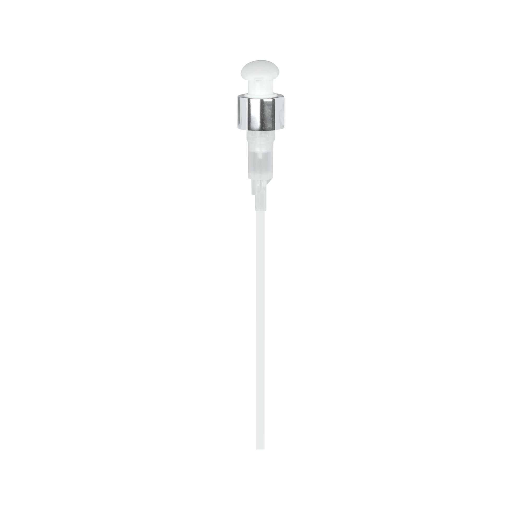 Bougage à vis avec pompe distributrice, plastique PP, blanc, pour bouchage: 24/410 Bougage à vis avec pompe distributrice, plastique PP, blanc, pour bouchage: 24/410