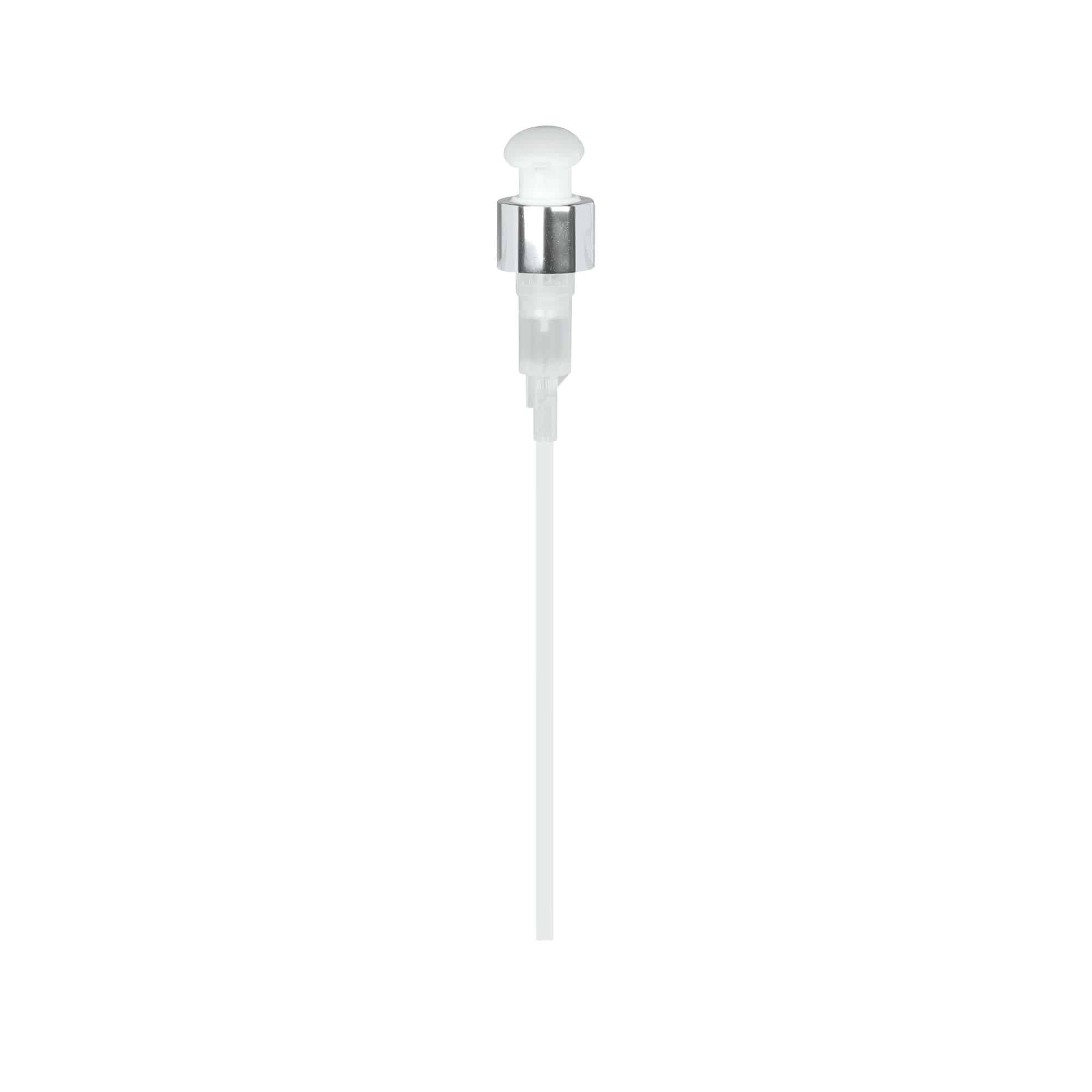 Bougage à vis avec pompe distributrice, plastique PP, blanc, pour bouchage: 24/410