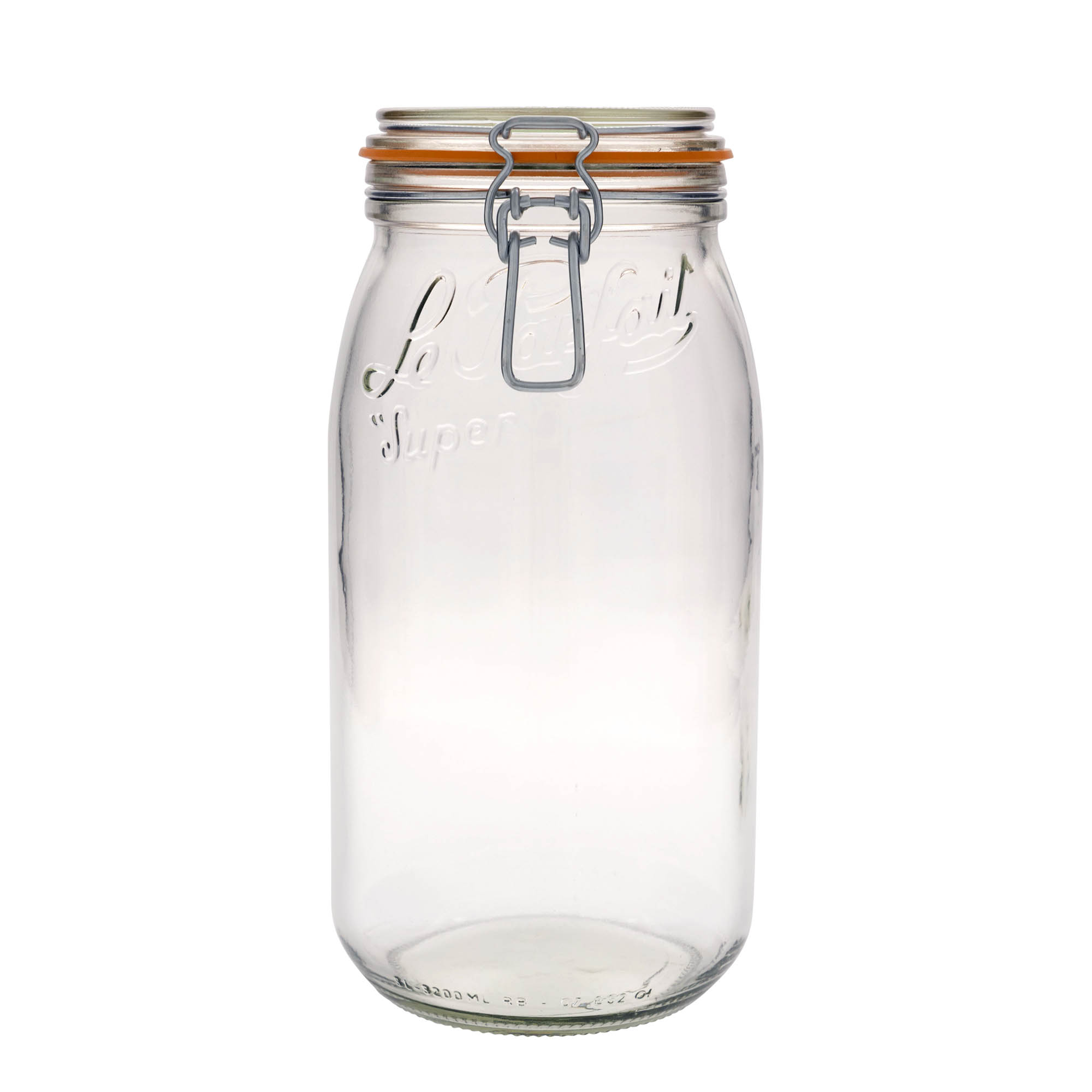 Pot met beugelsluiting 'Le Parfait Super Bocal', 3000 ml, monding: beugelsluiting Pot met beugelsluiting 'Le Parfait Super Bocal', 3000 ml, monding: beugelsluiting