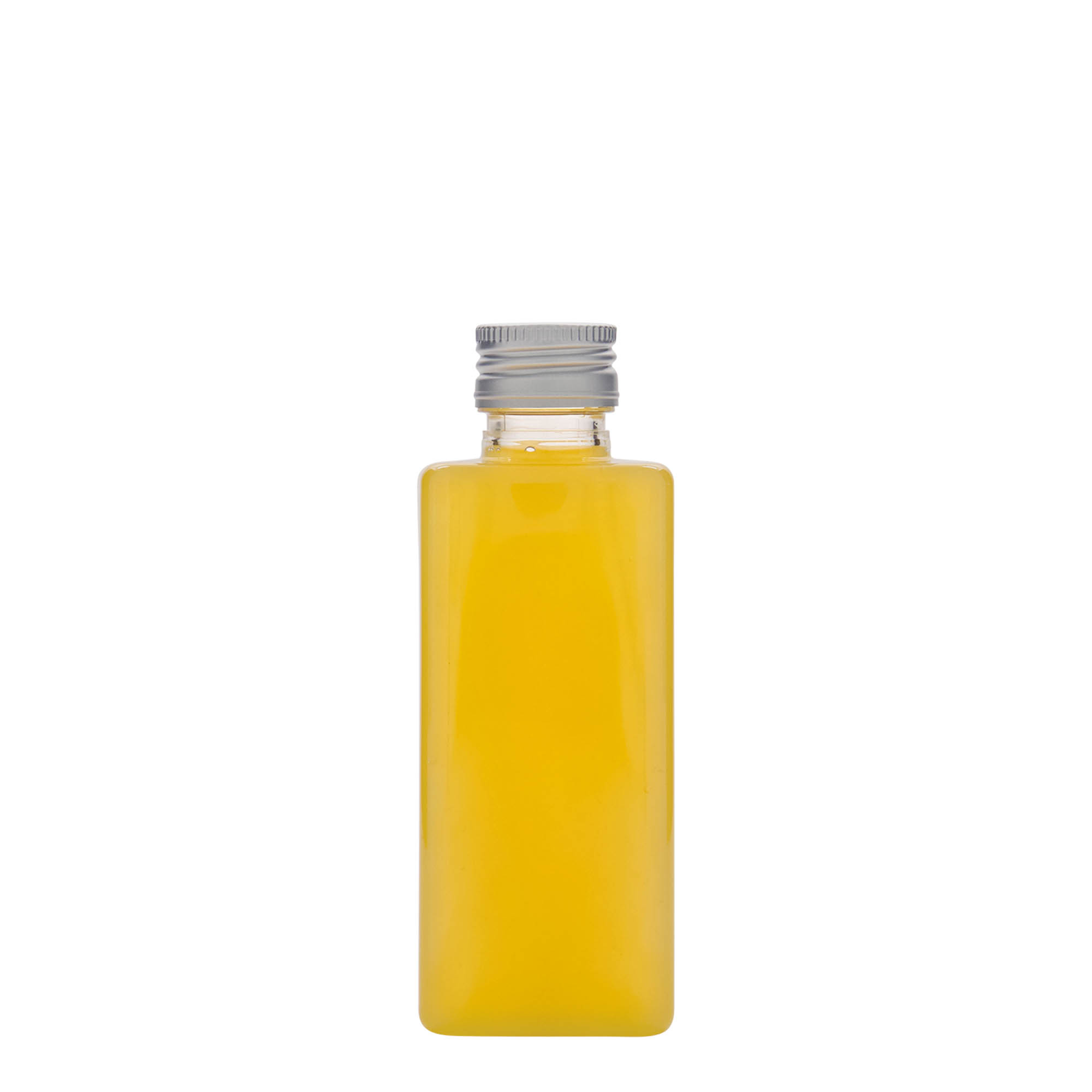 Petfles 'Karl', 250 ml, vierkant, kunststof, monding: PP 28 Petfles 'Karl', 250 ml, vierkant, kunststof, monding: PP 28